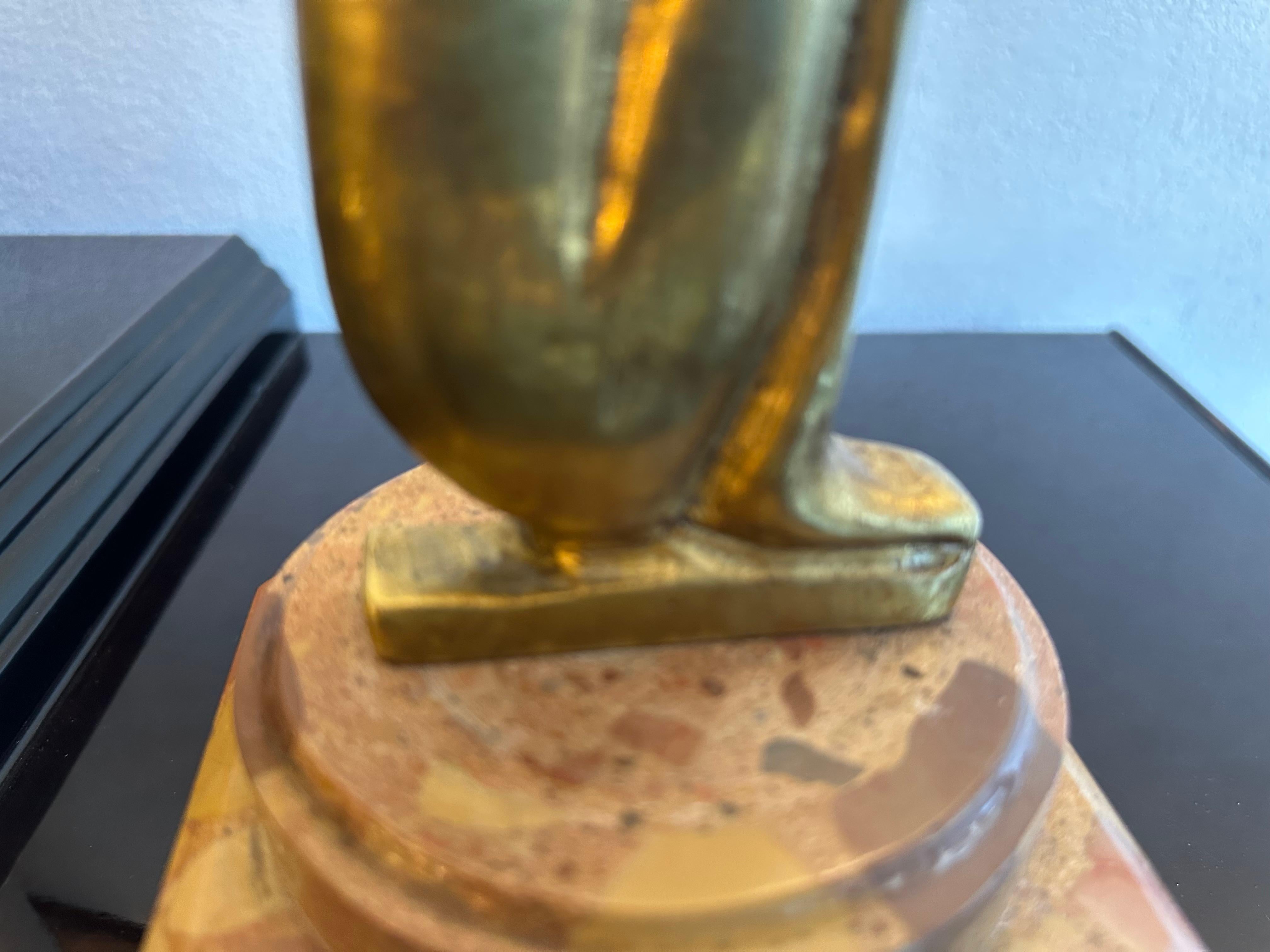 Design: Carlos de Lamota,  Materiali: Bronzo e marmo, Stile: Art Deco in vendita 4