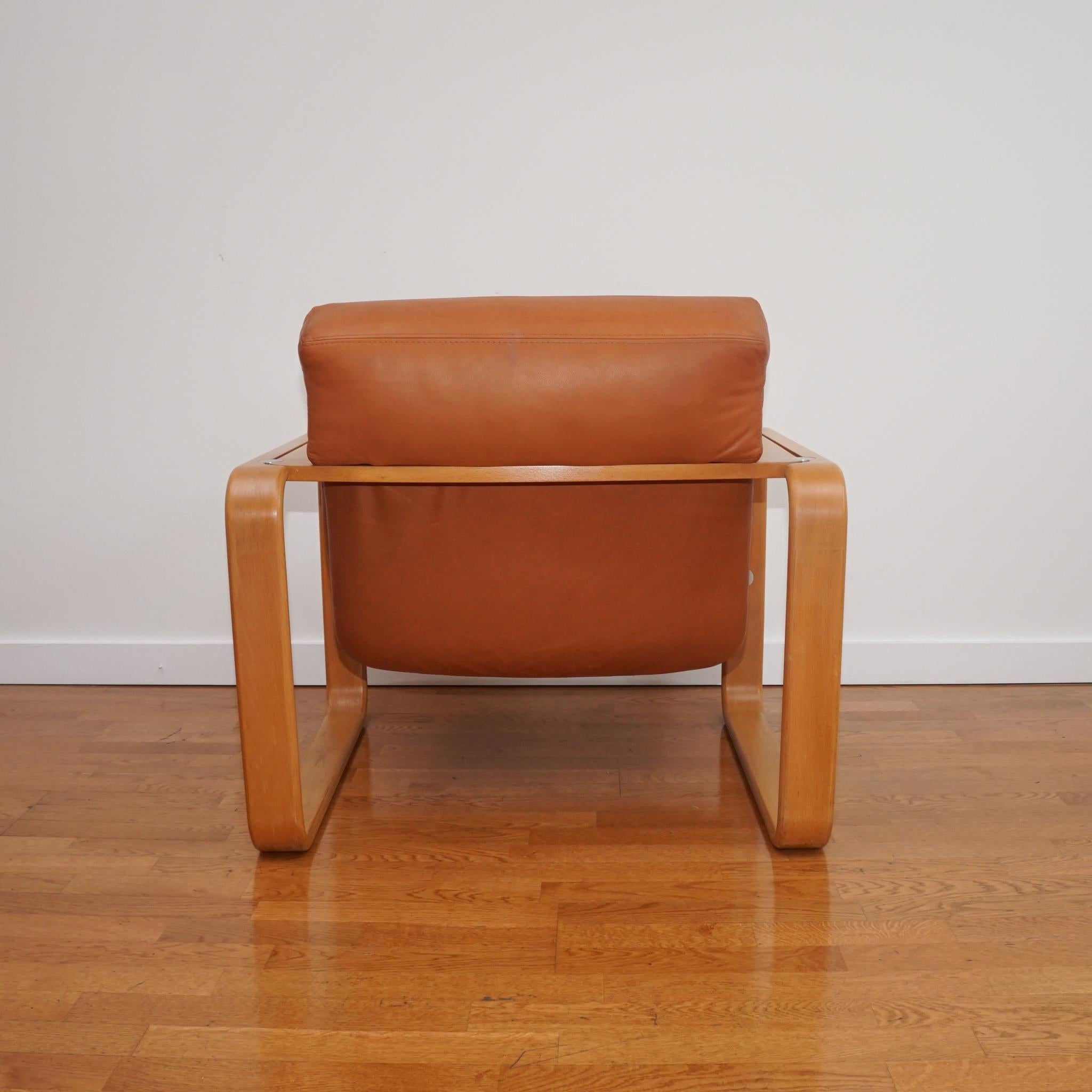 Sillón Vintage Design Stoll Giroflex c. 1970 Hecho a máquina en venta