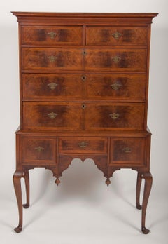 Desirable New England Diminutive Two Part Highboy