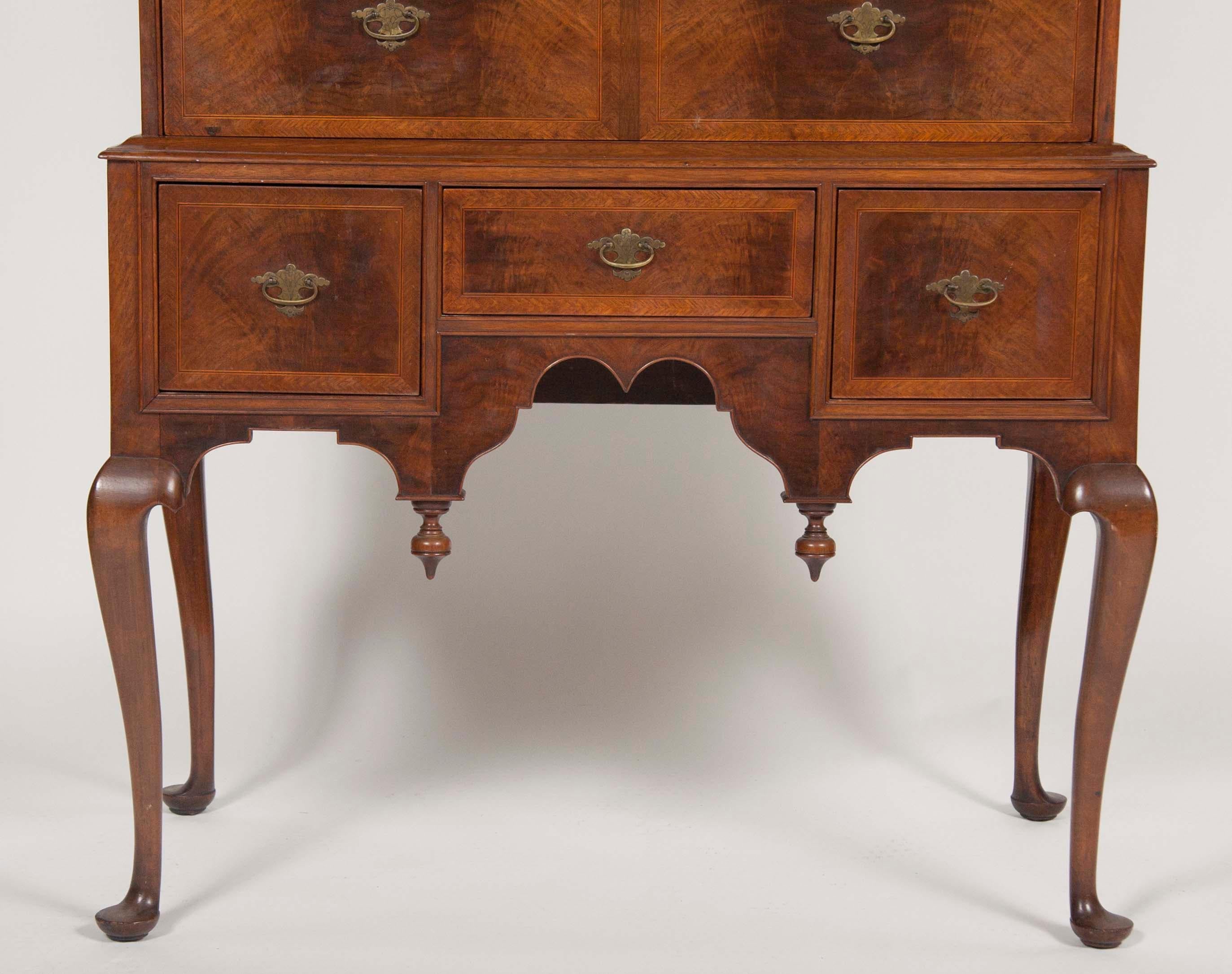 Américain Nouvelle-Angleterre Diminutive Highboy deux parties souhaitable en vente