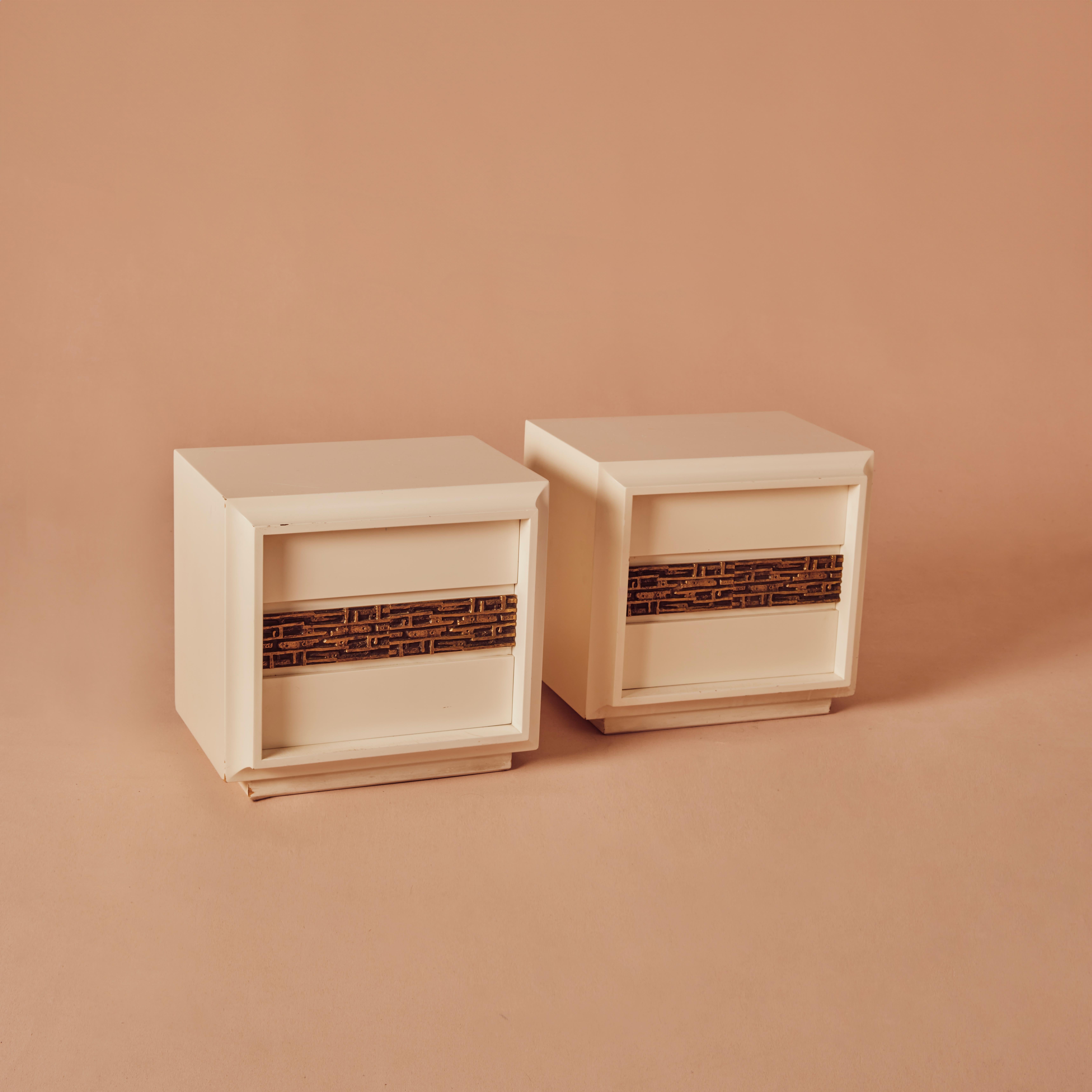 Mid-Century Modern 'Desirée' Bedside Tables For Sale
