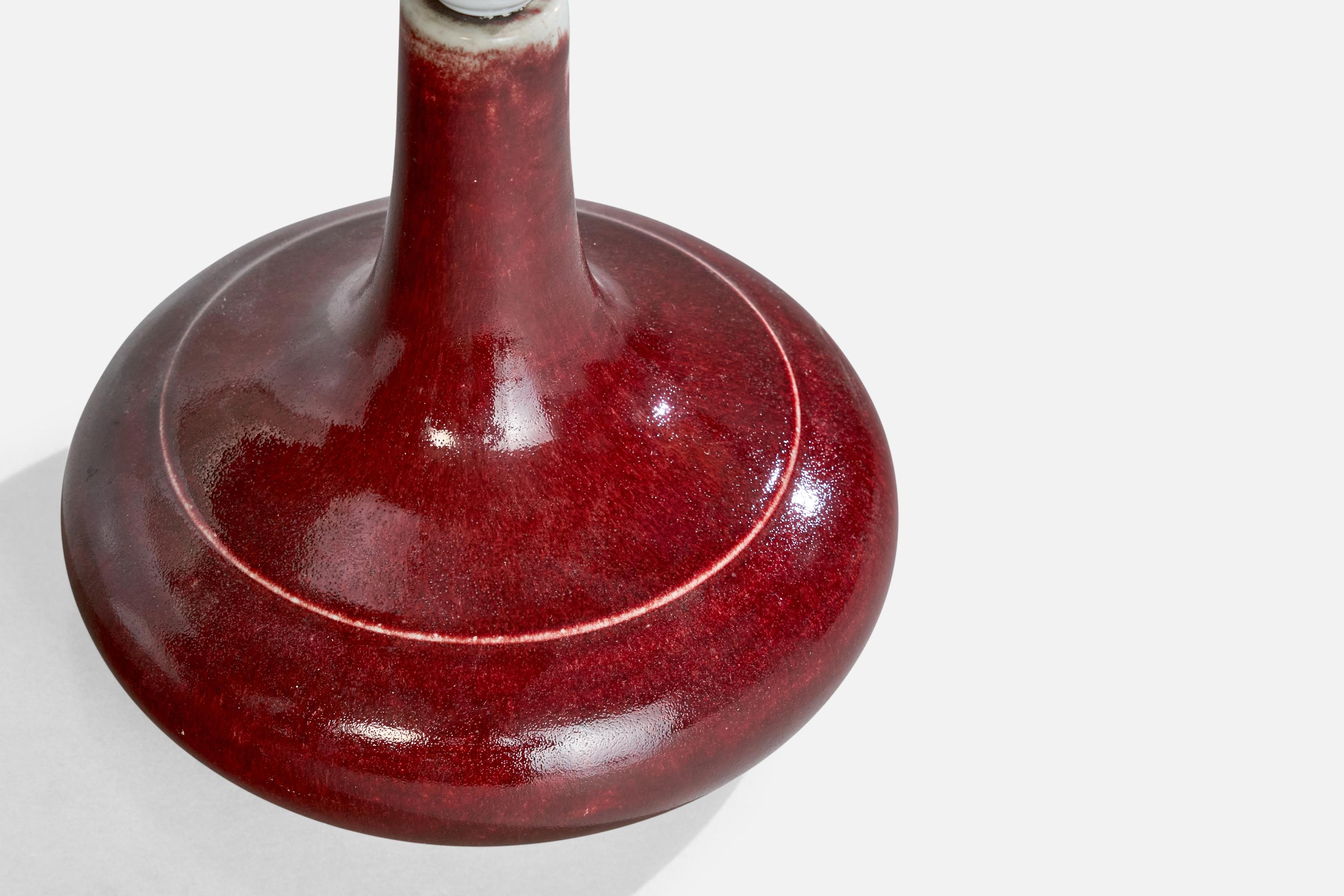 Desiree Stentøj, lampe de table, grès, Danemark, années 1960 Bon état - En vente à High Point, NC