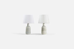 Desiree Stentøj, Table Lamps, Glazed Stoneware, Denmark, 1960s