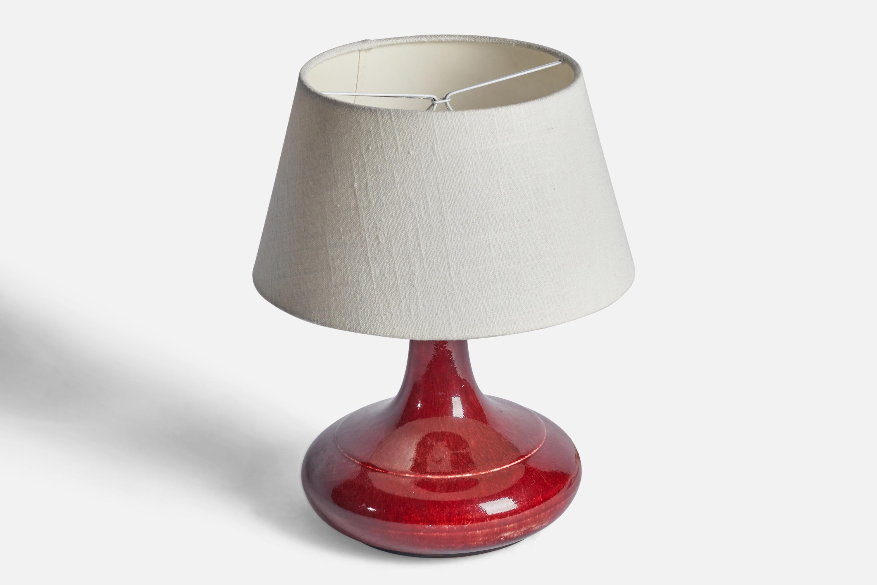Mid-Century Modern Desiree, Table Lamp, Stoneware, Denmark, 1960s For Sale