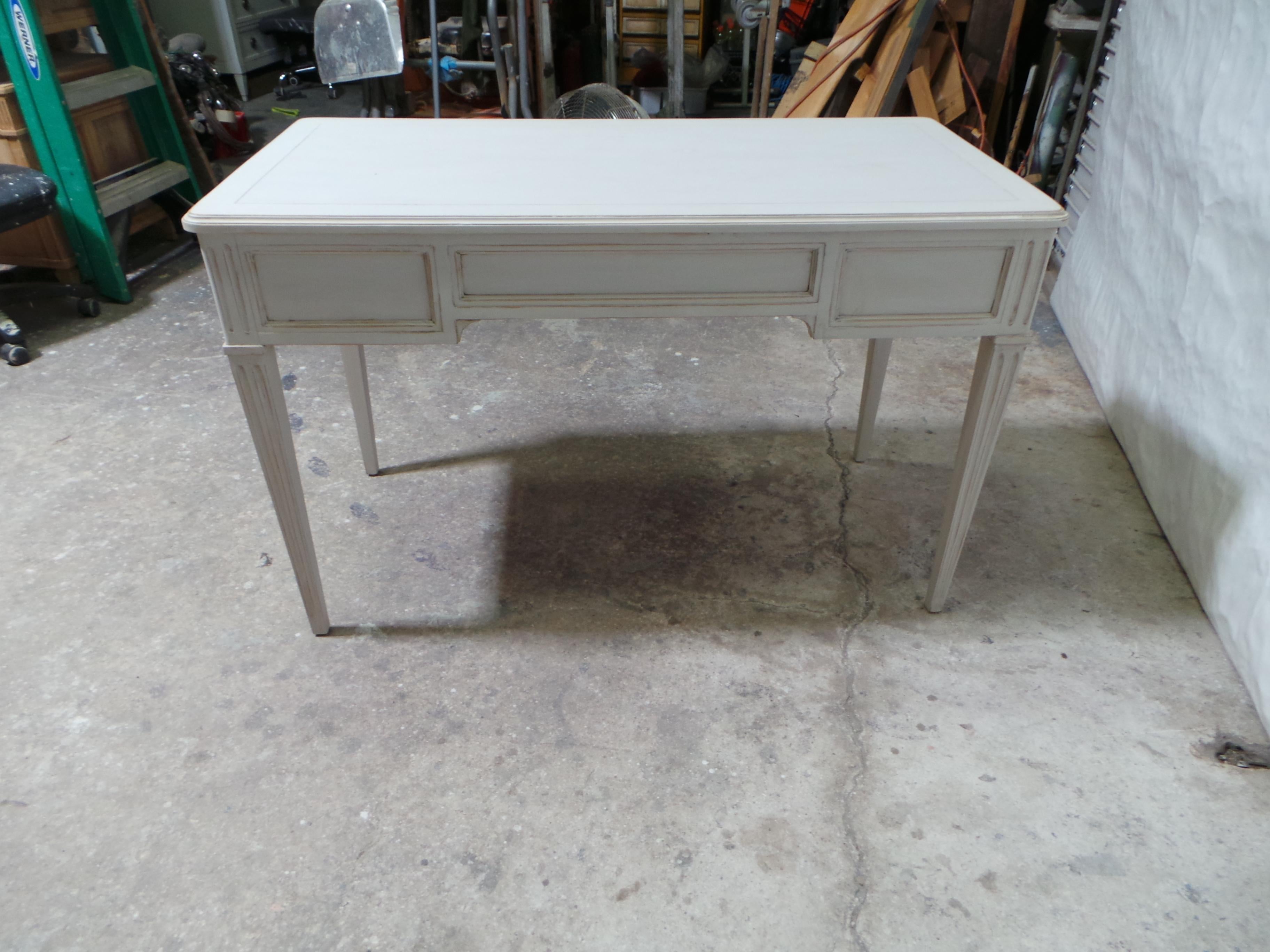 Desk 3 Drawer Swedish Gustavian Style 4