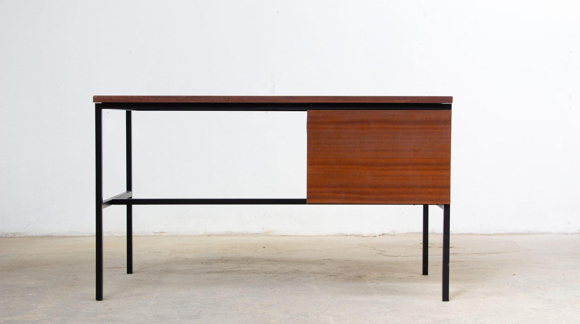 Mogano Scrivania 620 di Pierre Guariche ARP, anni '60 in vendita