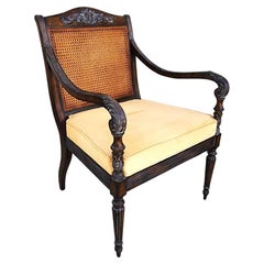 Desk Accent Dining Armchair Anglo Indian Style by Robb & Stucky