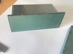 Schreibtischzubehör, Briefhalter von Jacques Adnet und Brieftablett-Papierhalter