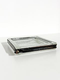 Accessoire de bureau "Nevada" en verre moulé, Le Corbusier pour Lumax années 1950