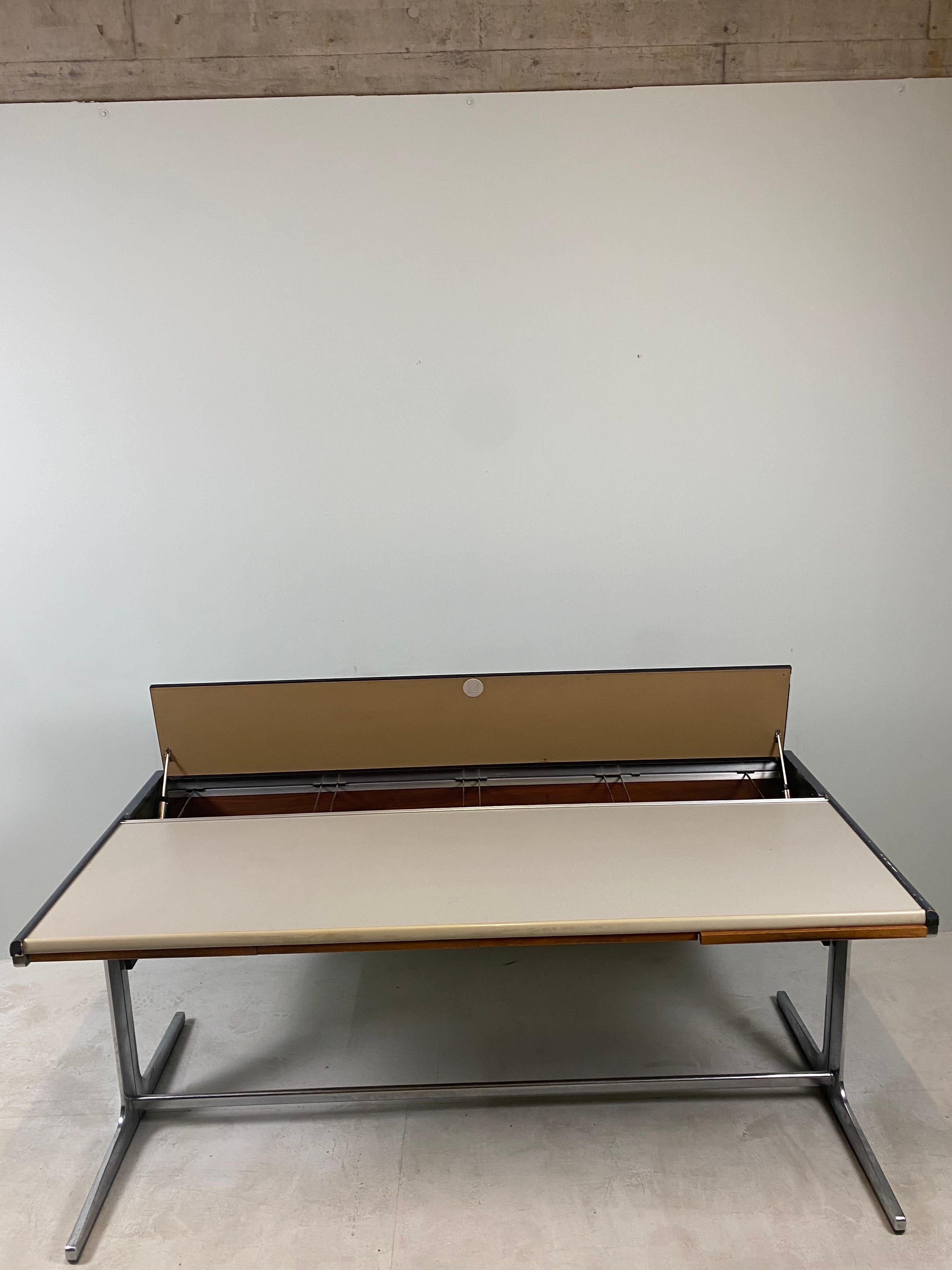 Mid-20th Century Desk Action Office 1, George Nelson, Herman Miller, Large Version For Sale