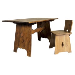Desk and Chair, Germany, 1945