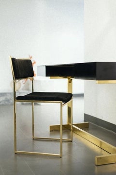 Desk and Chair Set, Willy Rizzo for Elam, 1970s