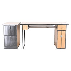 Bureau et armoire à fil de fer de Giaradini Fine Art and Design, années 2000