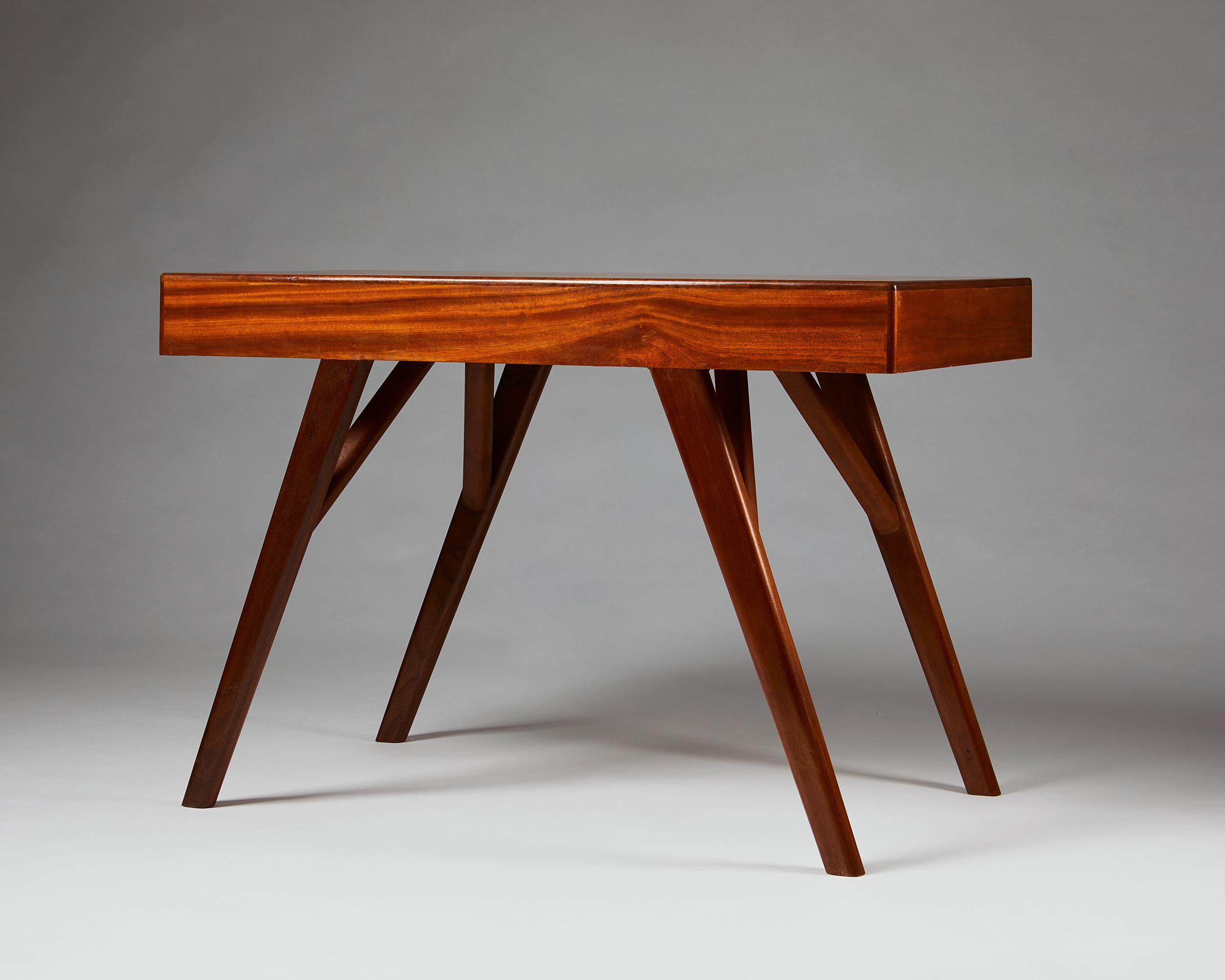 Scandinavian Modern Desk, Anonymous, Denmark, 1950s