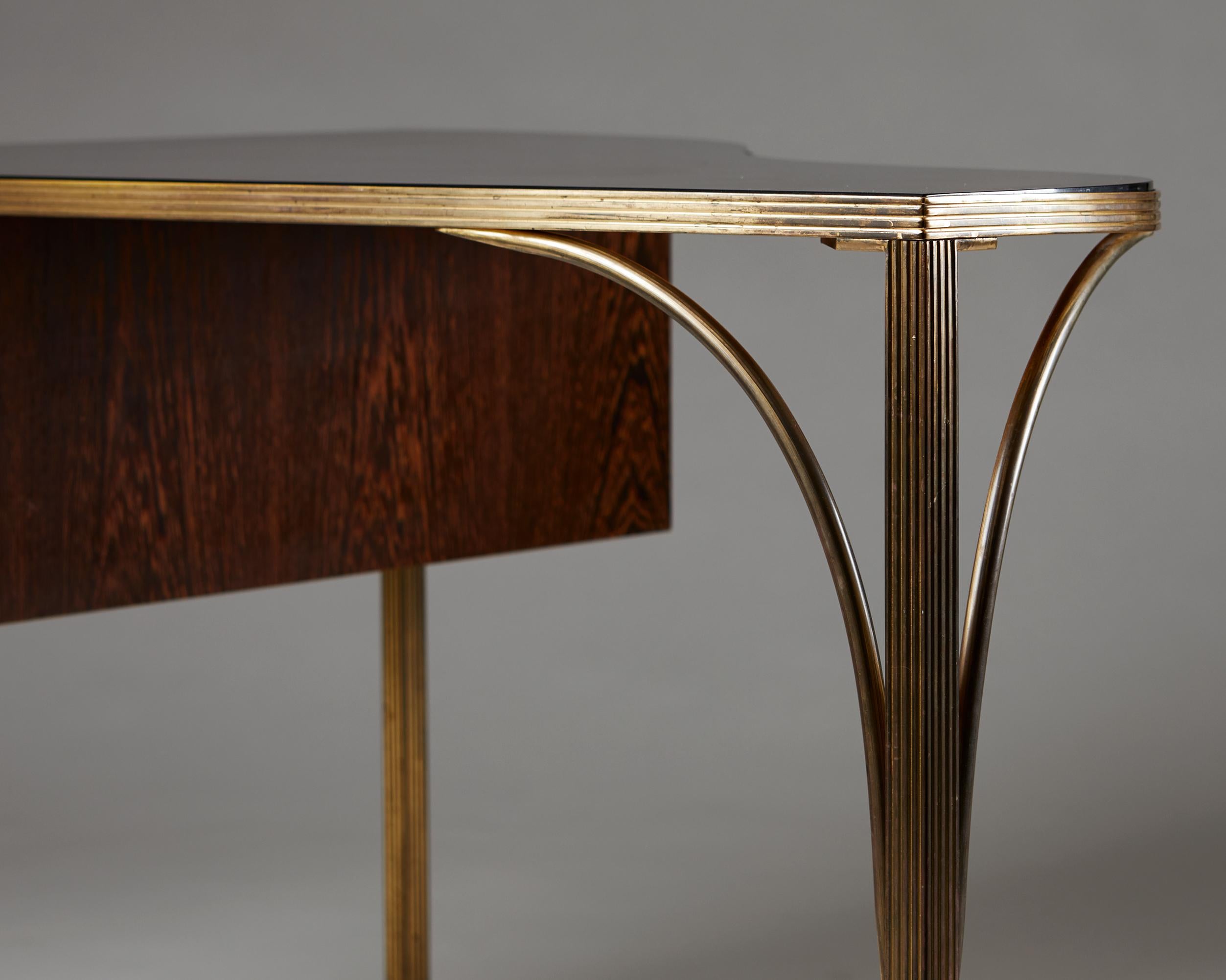 Desk, Anonymous for Lysberg, Hansen & Therp, Denmark, 1940s-1950s 2