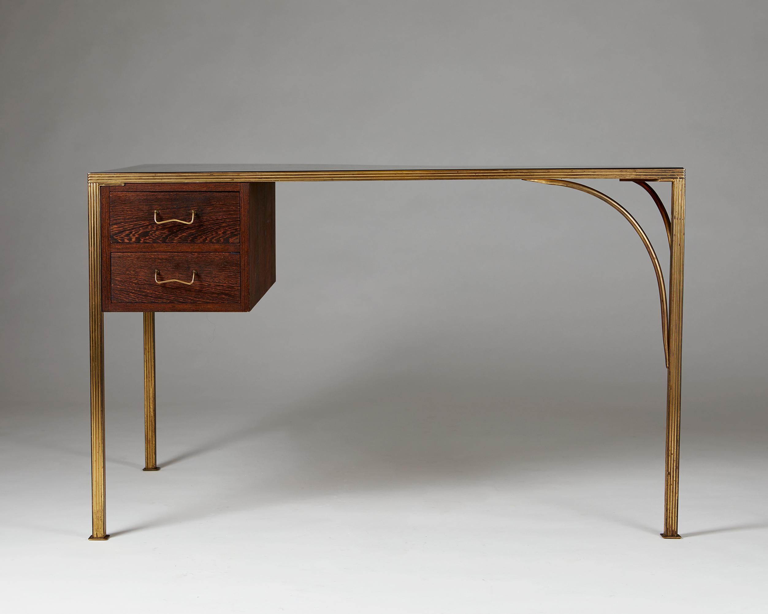 Danish Desk, Anonymous for Lysberg, Hansen & Therp, Denmark, 1940s-1950s