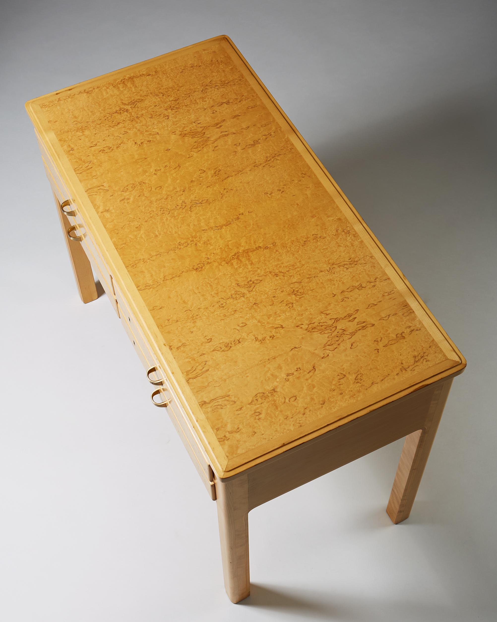 Birch Desk, Anonymous, Sweden, 1950s