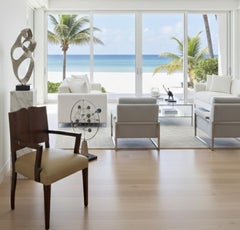 Desk Armchair in Leather and Wood, Style: Art Deco, France, 1930