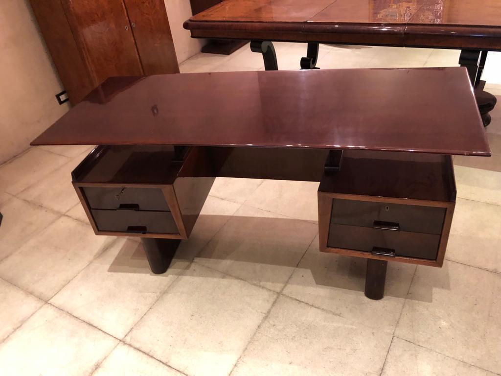 Desk Style: Art Deco, 1930, France, Material: Wood For Sale 1