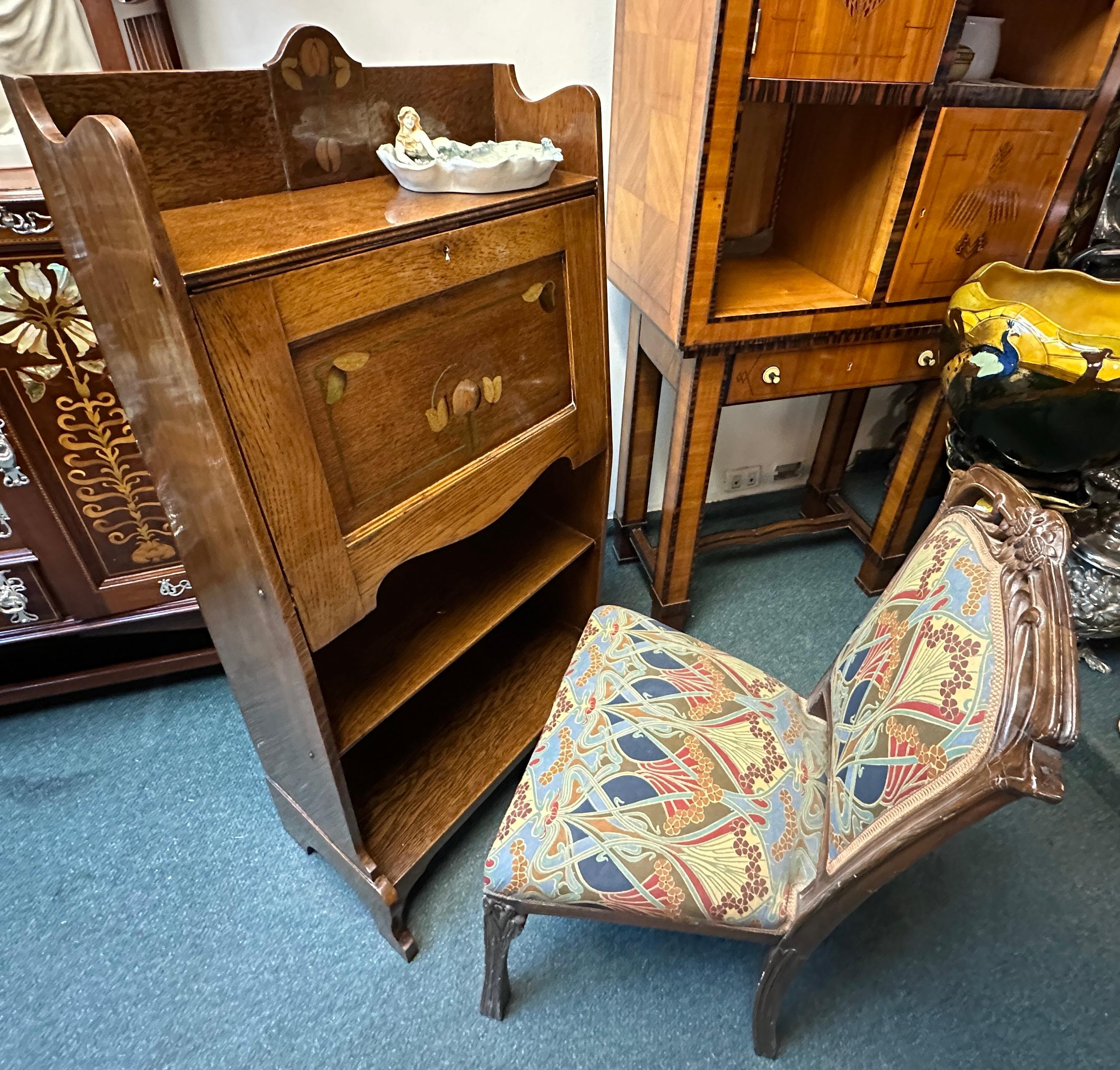 Legno Scrivania Arts and Crafts , 1890, Inghilterra in vendita