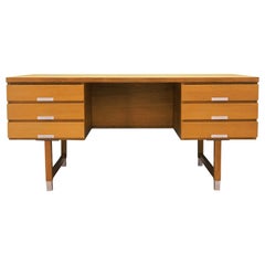 Desk Ash, Danish Design, 1970s, Designer Kai Kristiansen