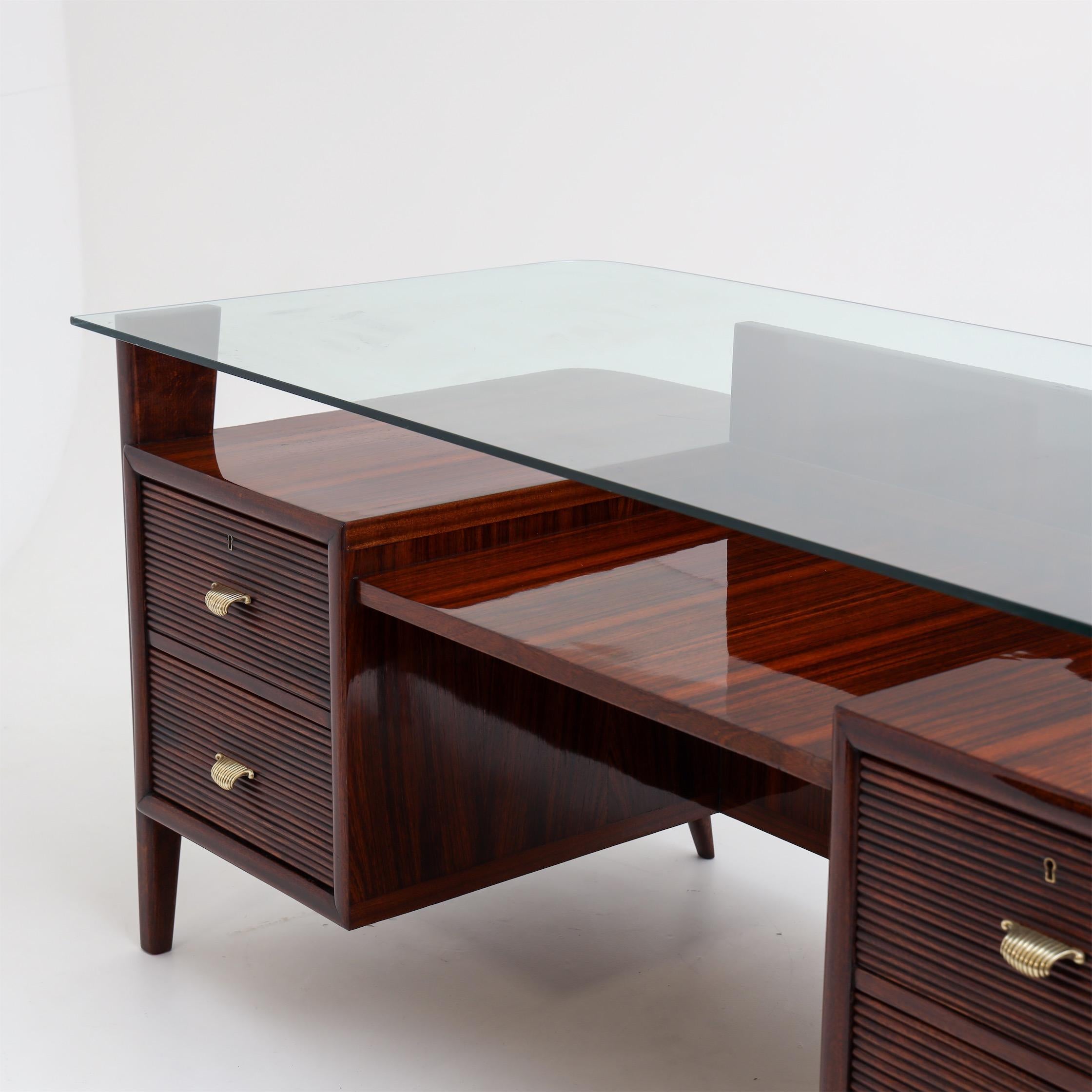 Desk, Attributed to Paolo Buffa, Italy, 1950s In Good Condition In Greding, DE