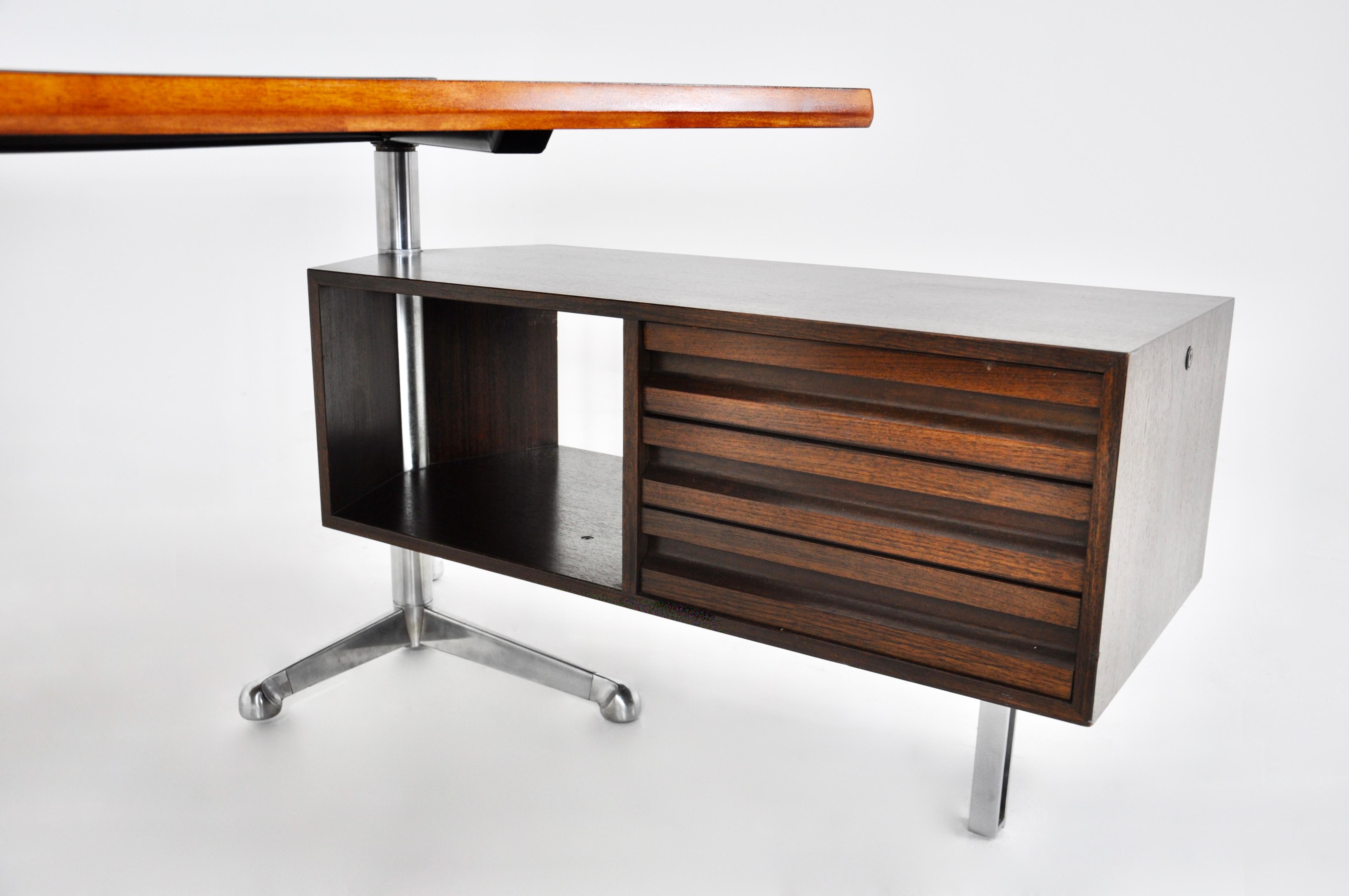 Desk Boomerang by Osvaldo Borsani for Tecno, 1960s 4