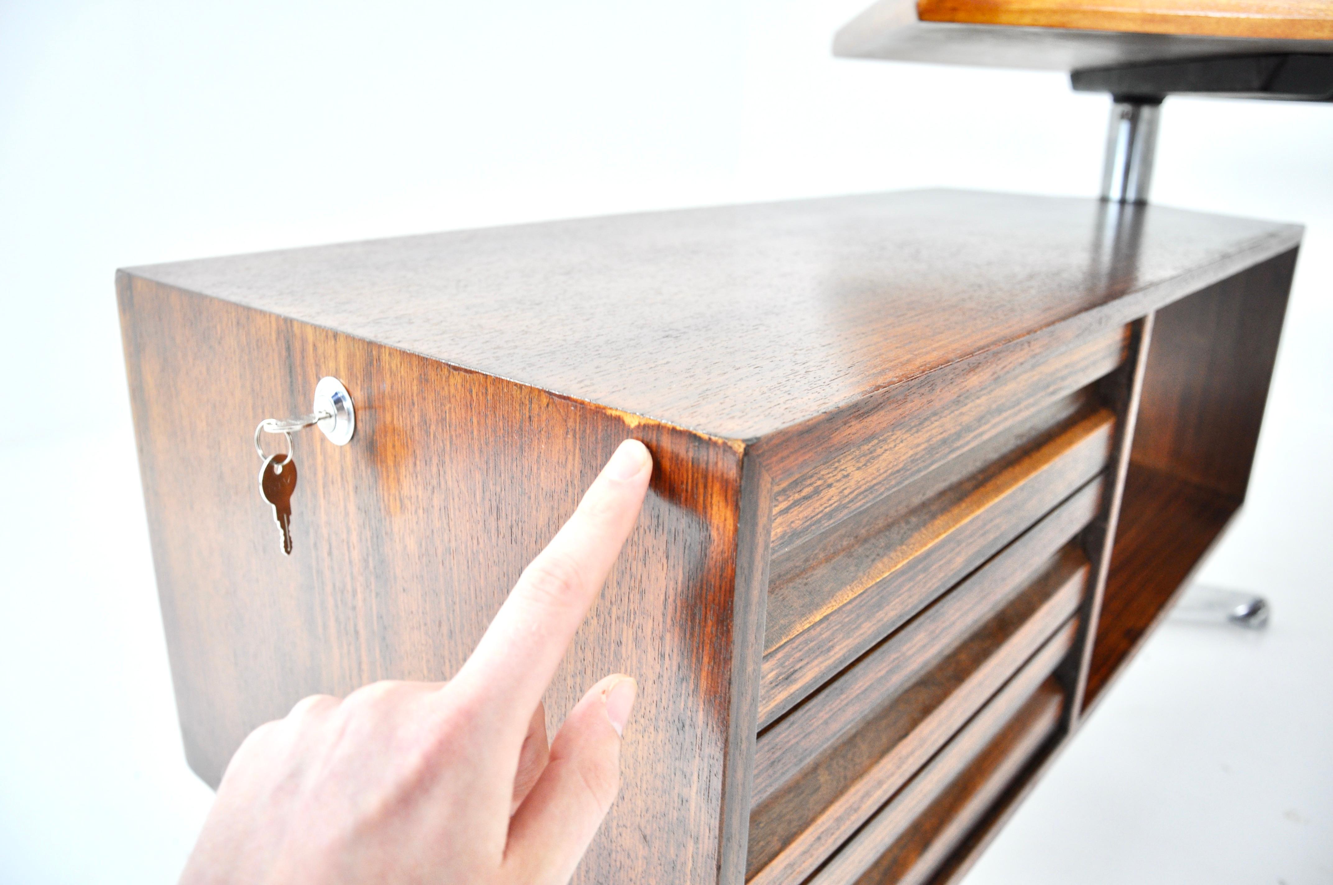 Desk Boomerang by Osvaldo Borsani for Tecno, 1960s 6
