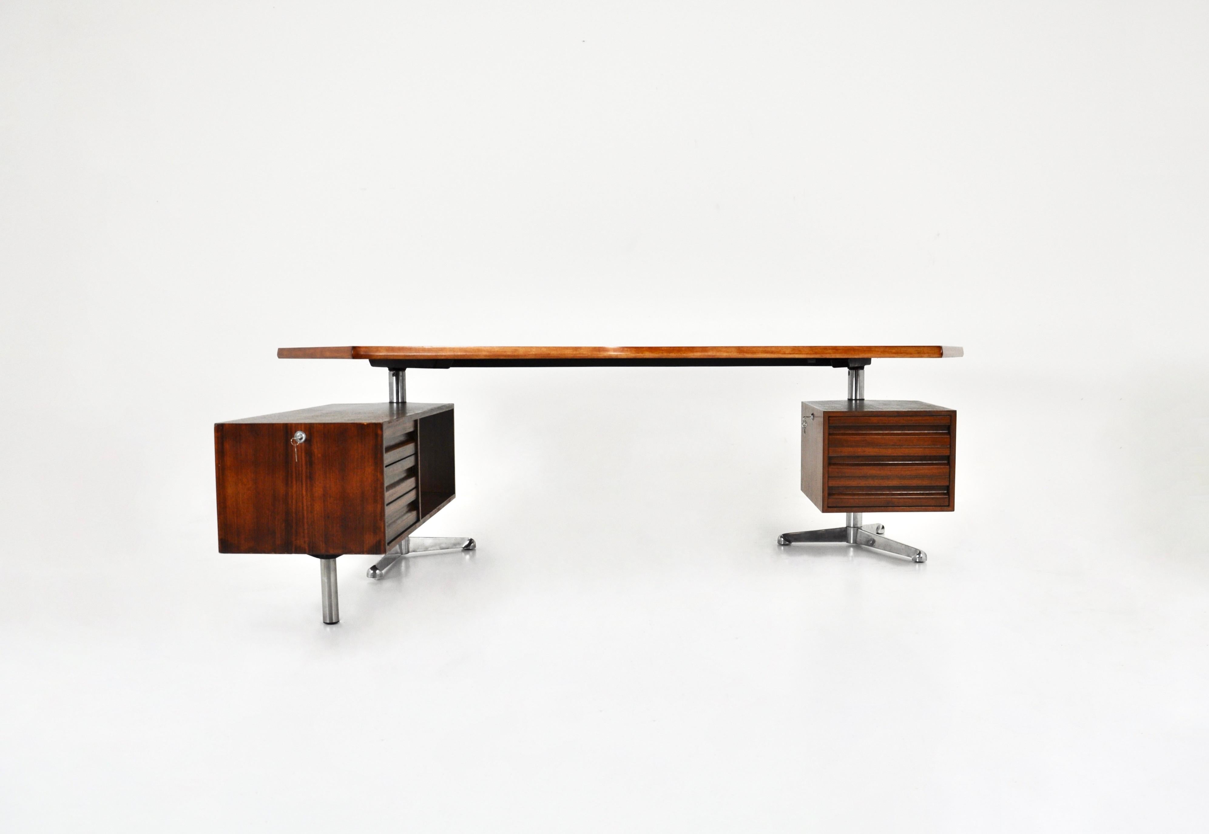 Mid-Century Modern Desk Boomerang by Osvaldo Borsani for Tecno, 1960s