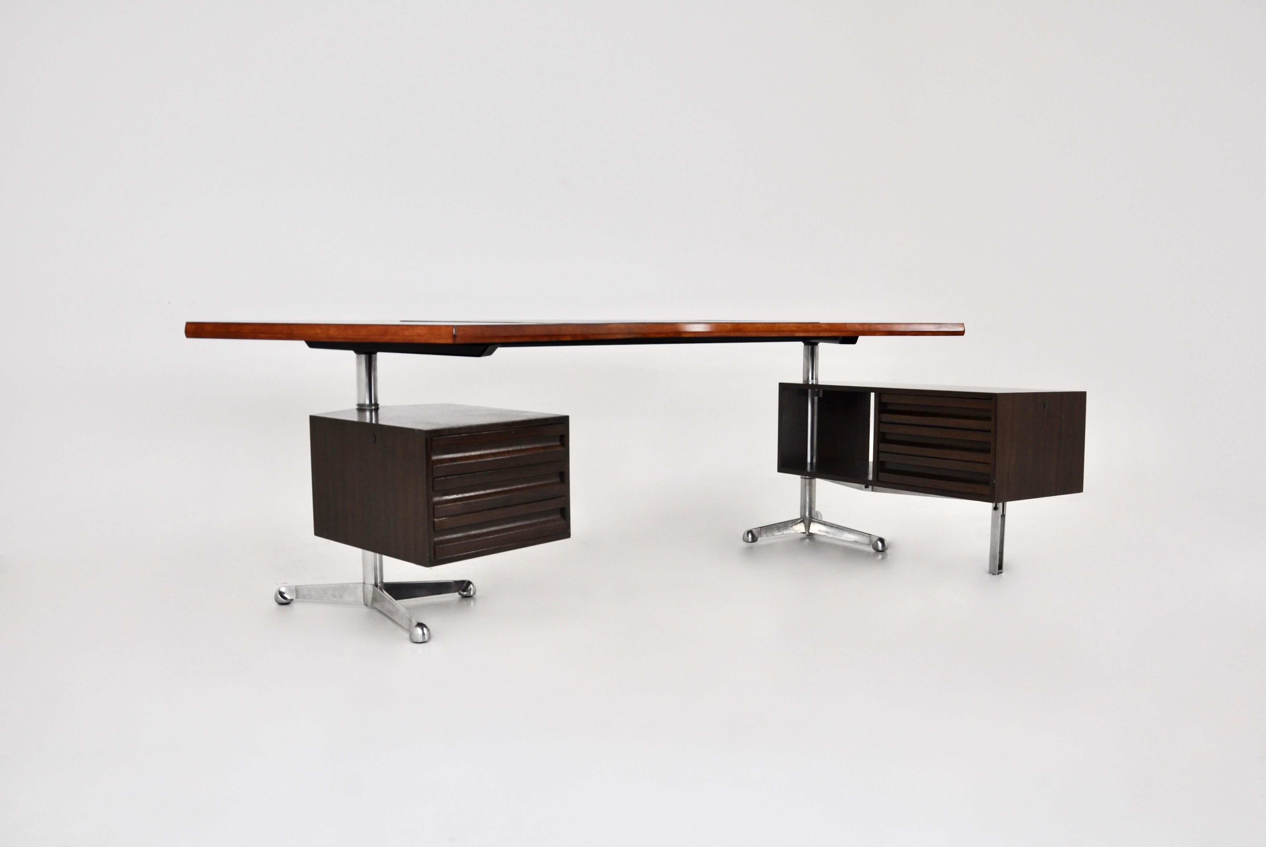 Italian Desk Boomerang by Osvaldo Borsani for Tecno, 1960s