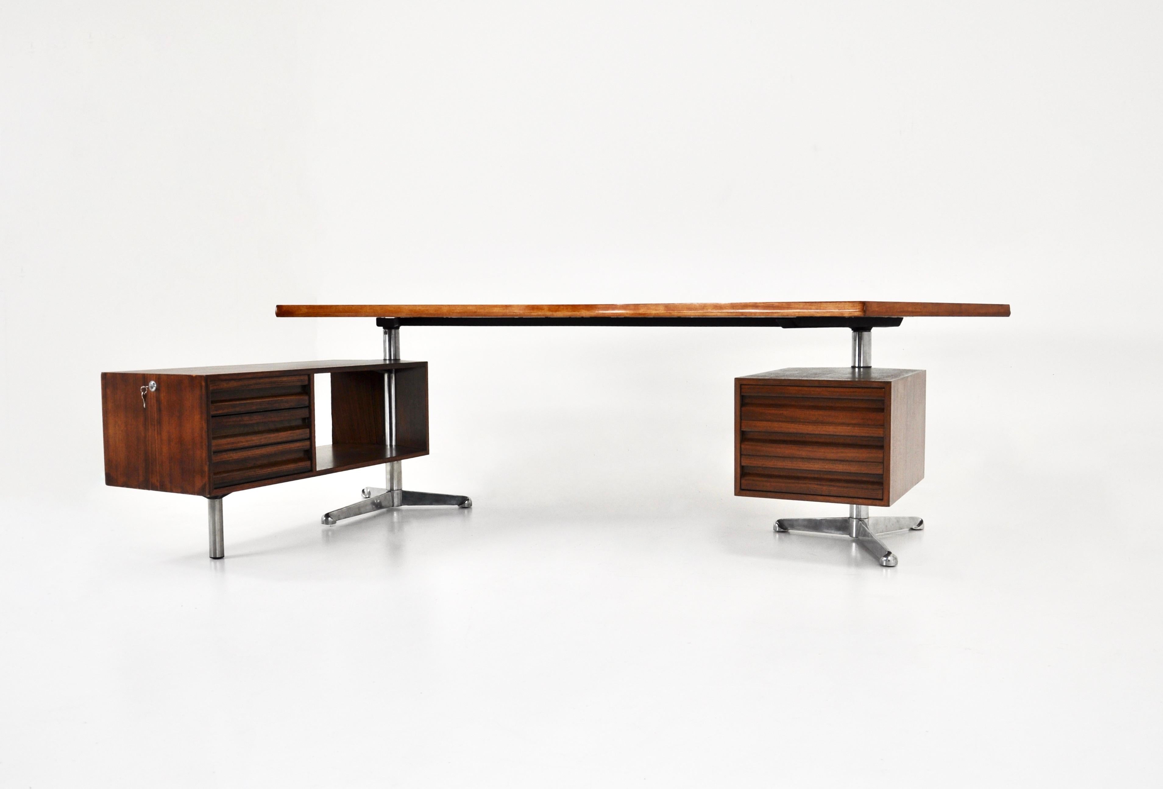 Italian Desk Boomerang by Osvaldo Borsani for Tecno, 1960s