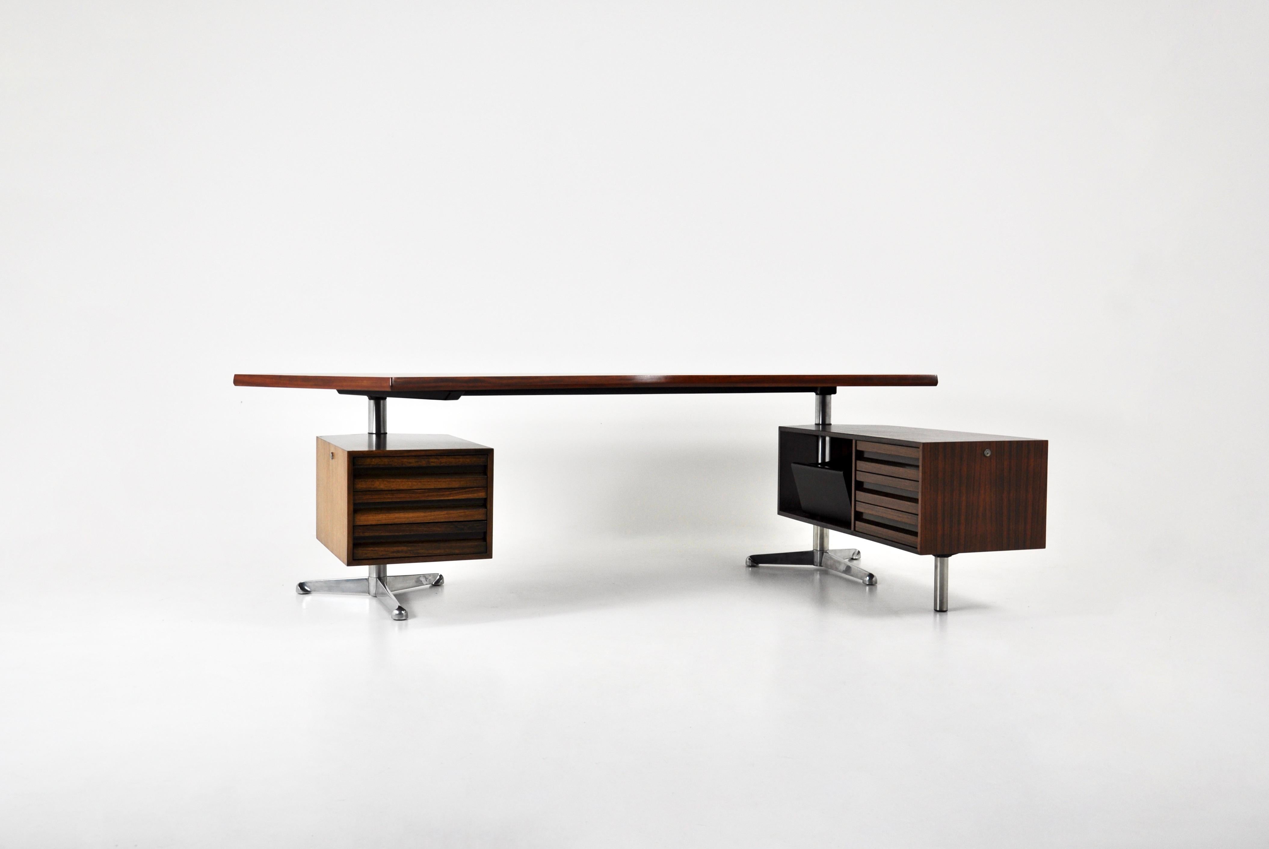 Italian Desk Boomerang by Osvaldo Borsani for Tecno, 1960s