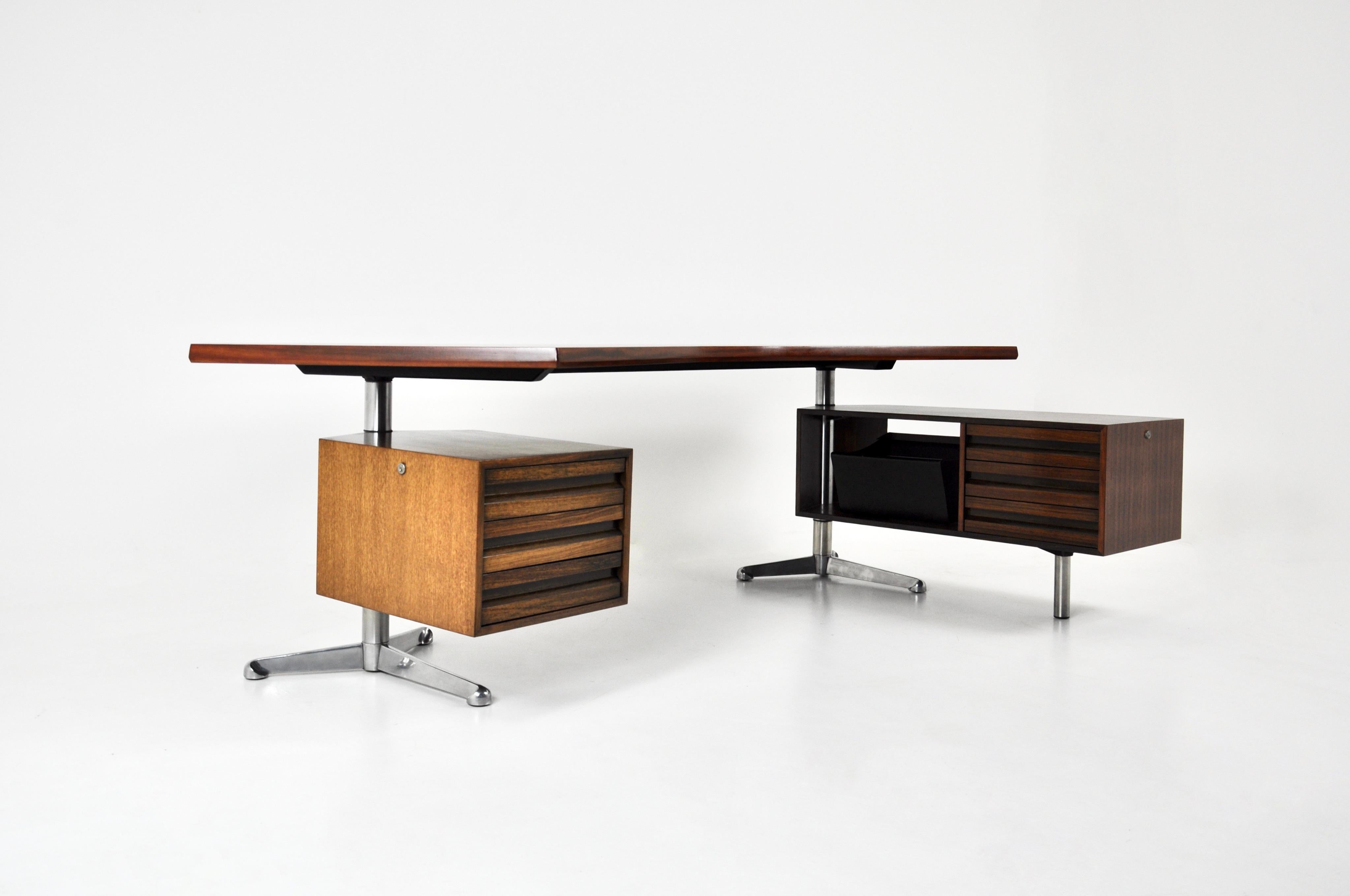 Mid-20th Century Desk Boomerang by Osvaldo Borsani for Tecno, 1960s