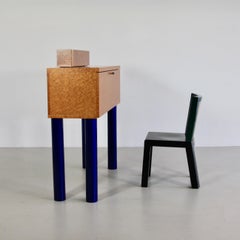 Desk/ Bureau and Chair Designed by Sottsass and Zanini 1986