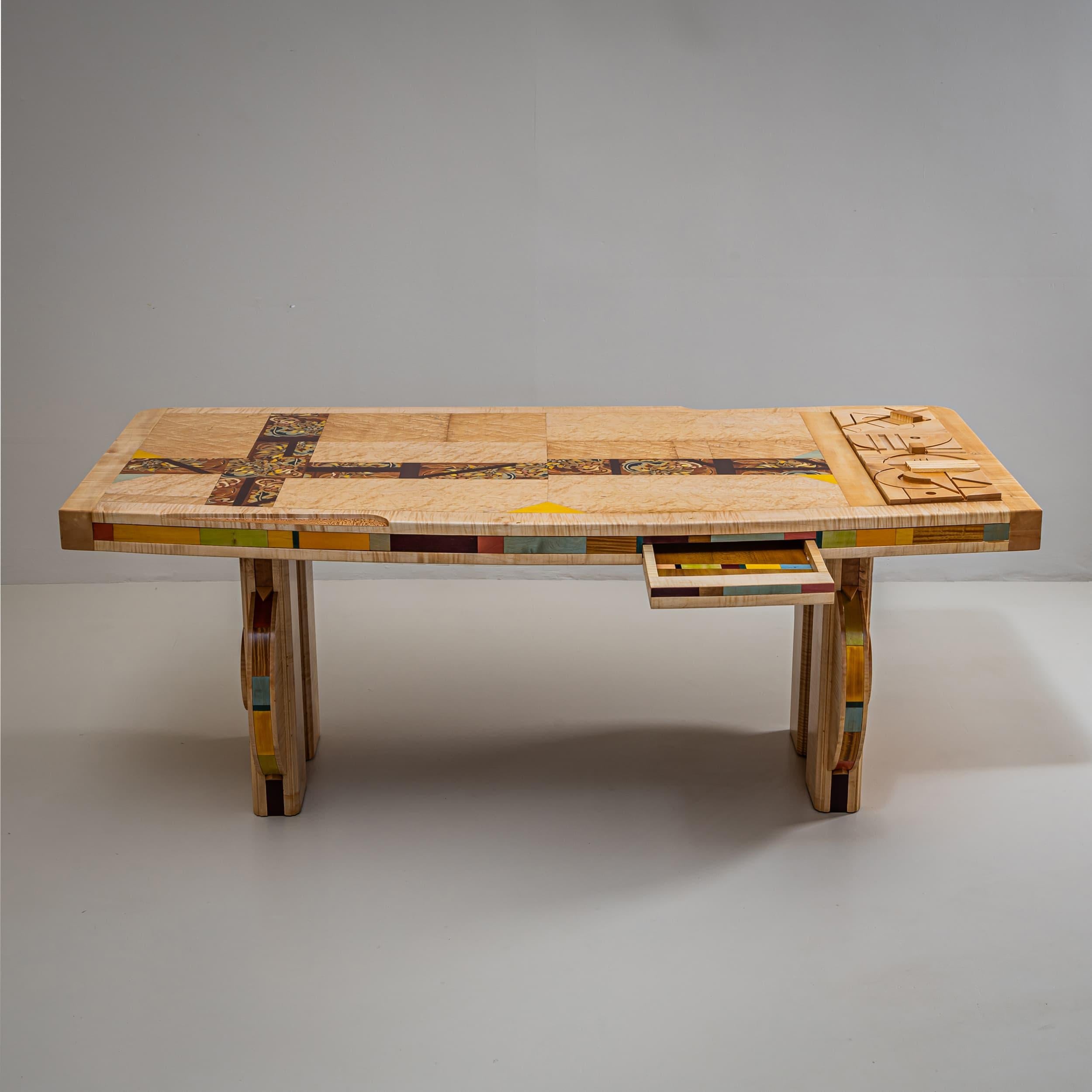 Schreibtisch von Alain François, Frankreich im Angebot 5