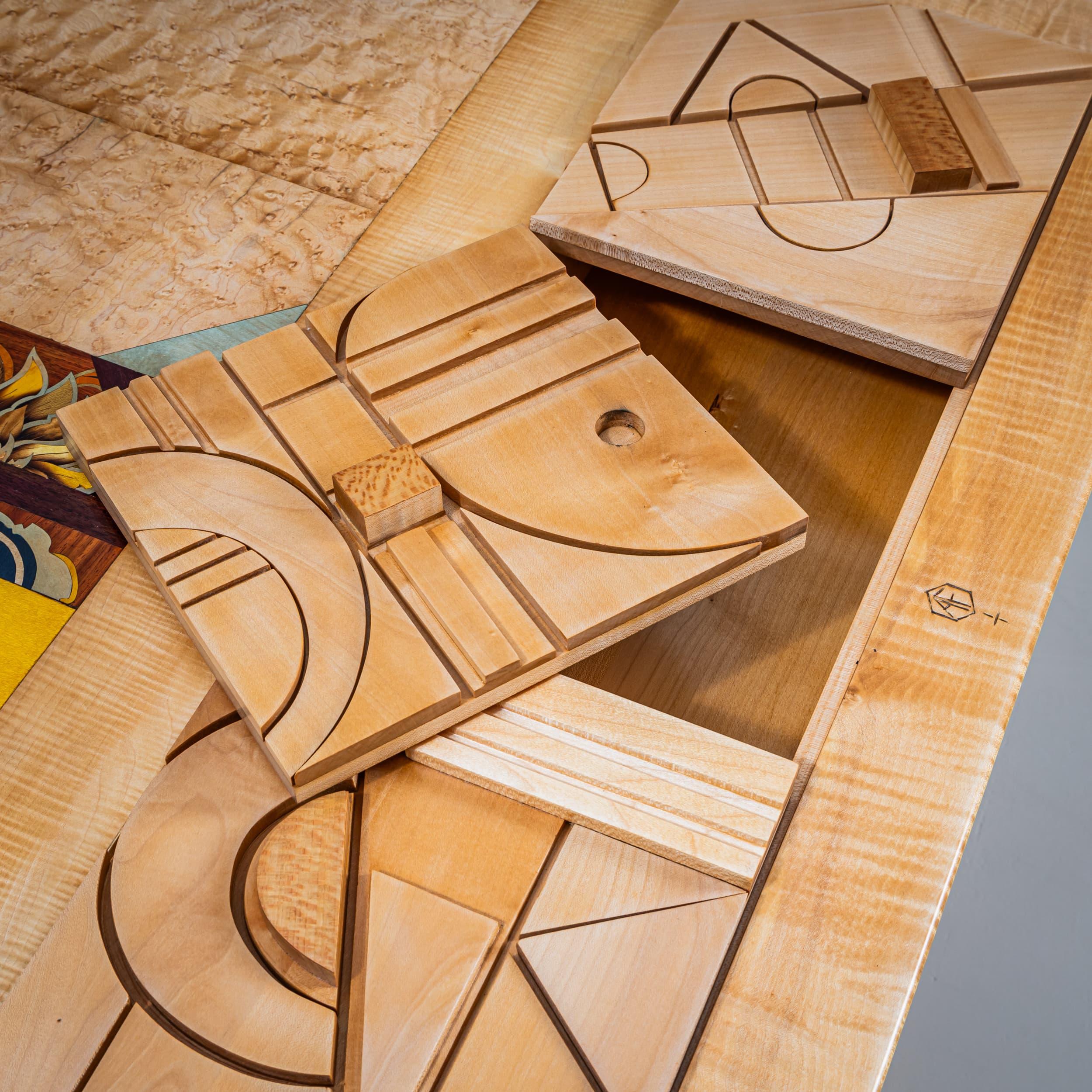 Schreibtisch von Alain François, Frankreich im Angebot 3