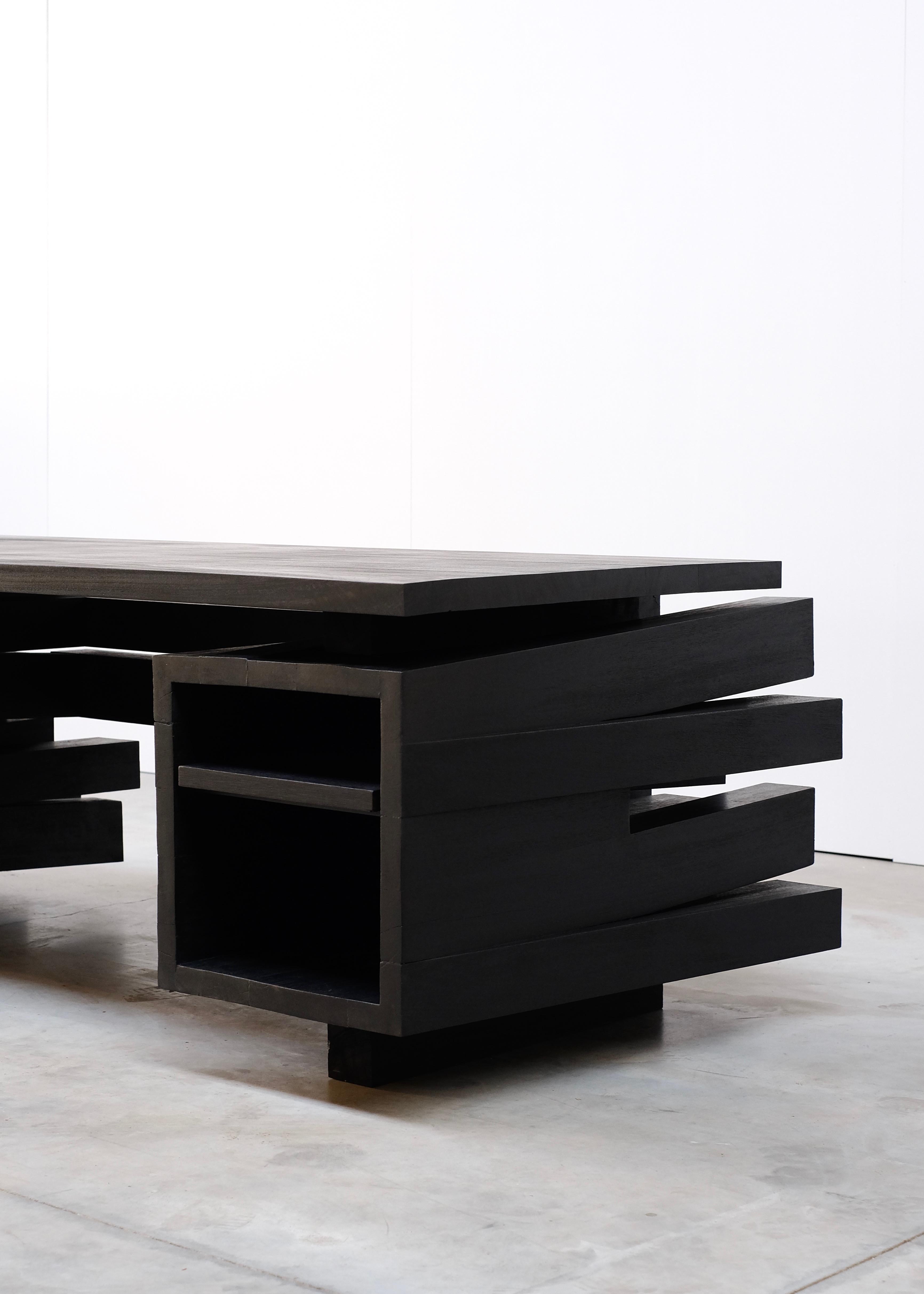 Wood Collectible Desk by Arno Declercq, Edition of 12