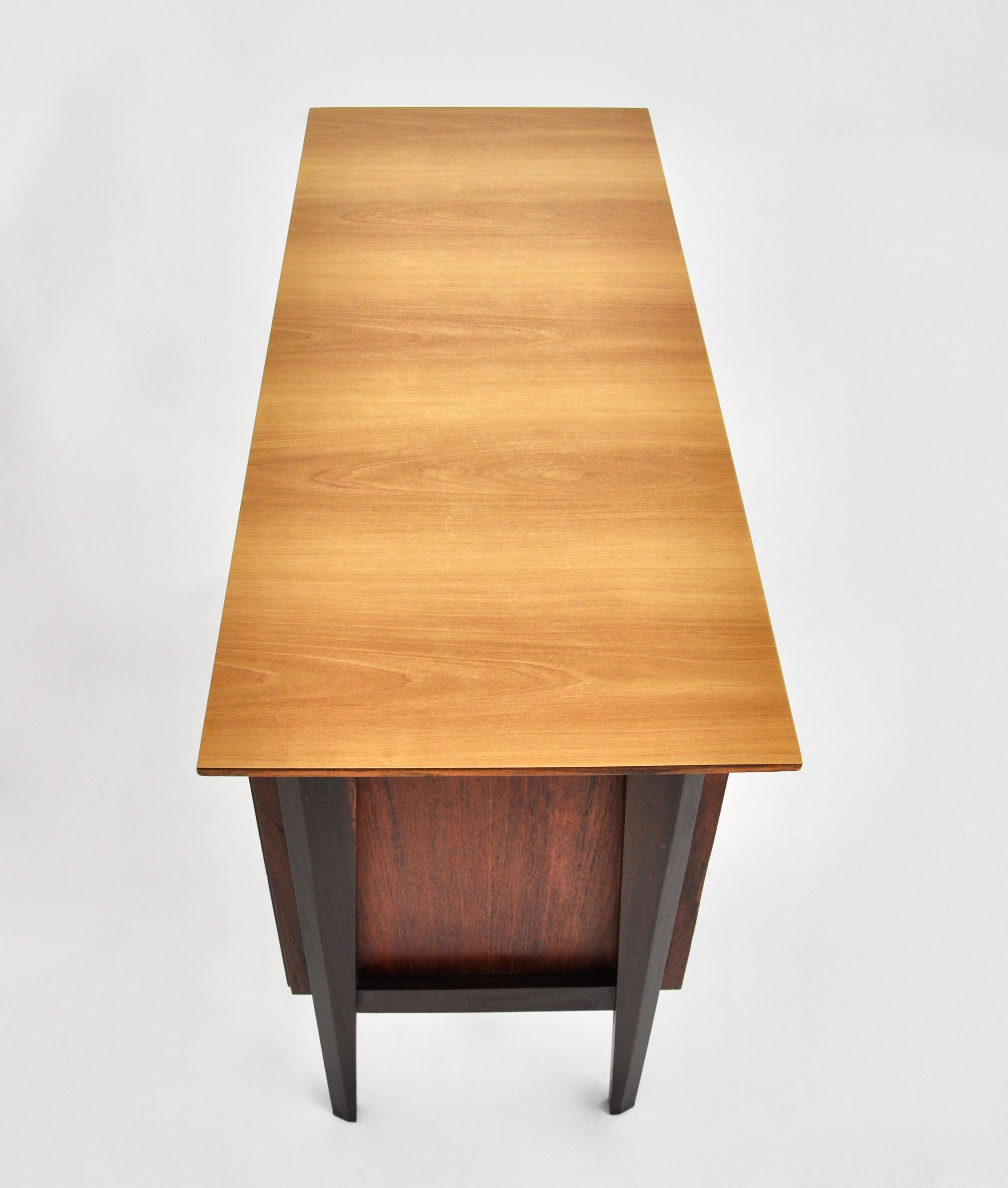 Wood Desk by Edmondo Palutari for Dassi, 1960s For Sale