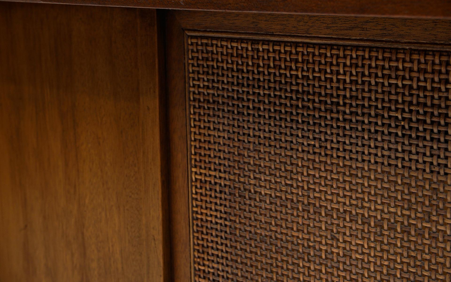 Desk by Edward Wormley for Dunbar, White Laminate Top, Mahogany Case 4