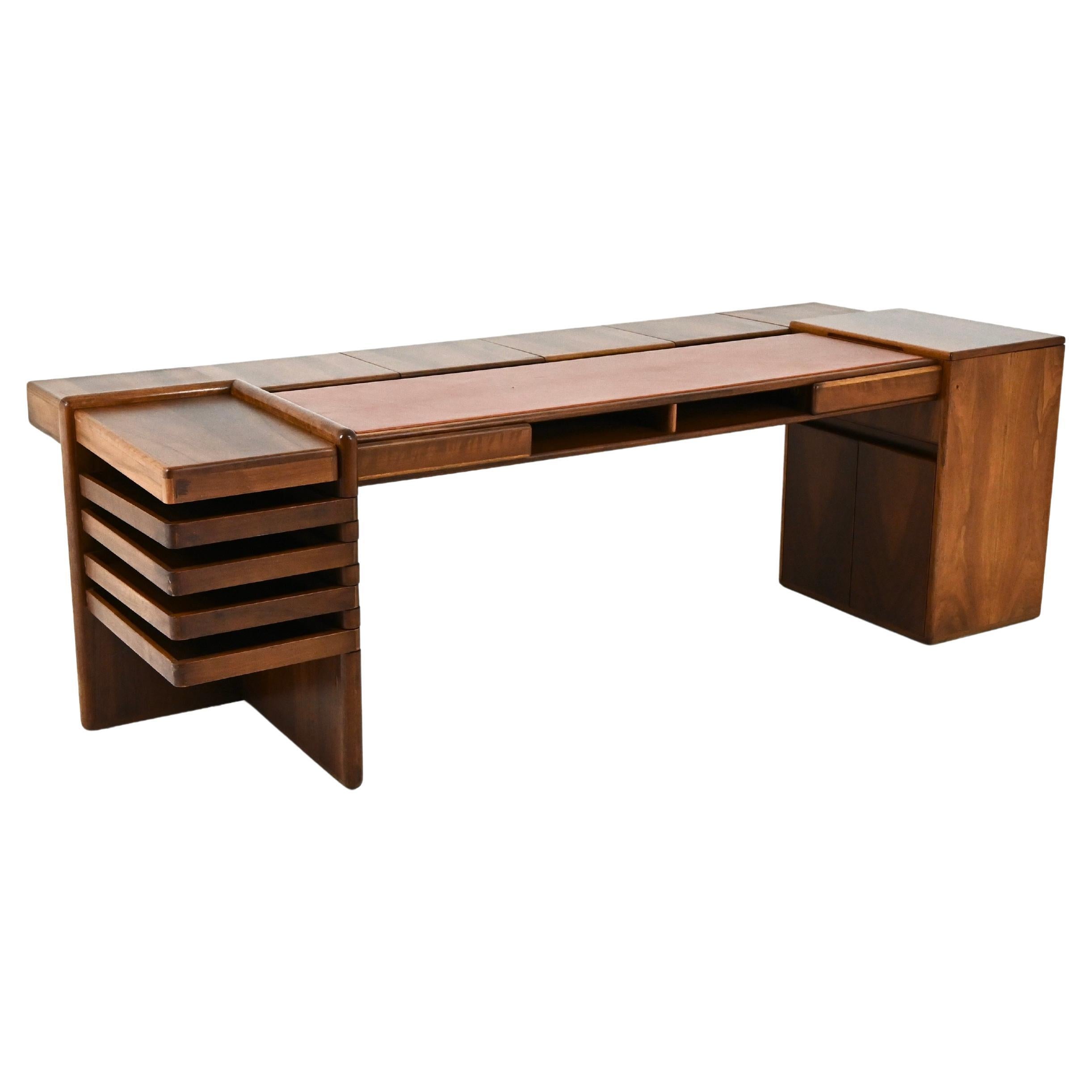 Desk by Fabio Lenci for Bernini, 1970s en venta