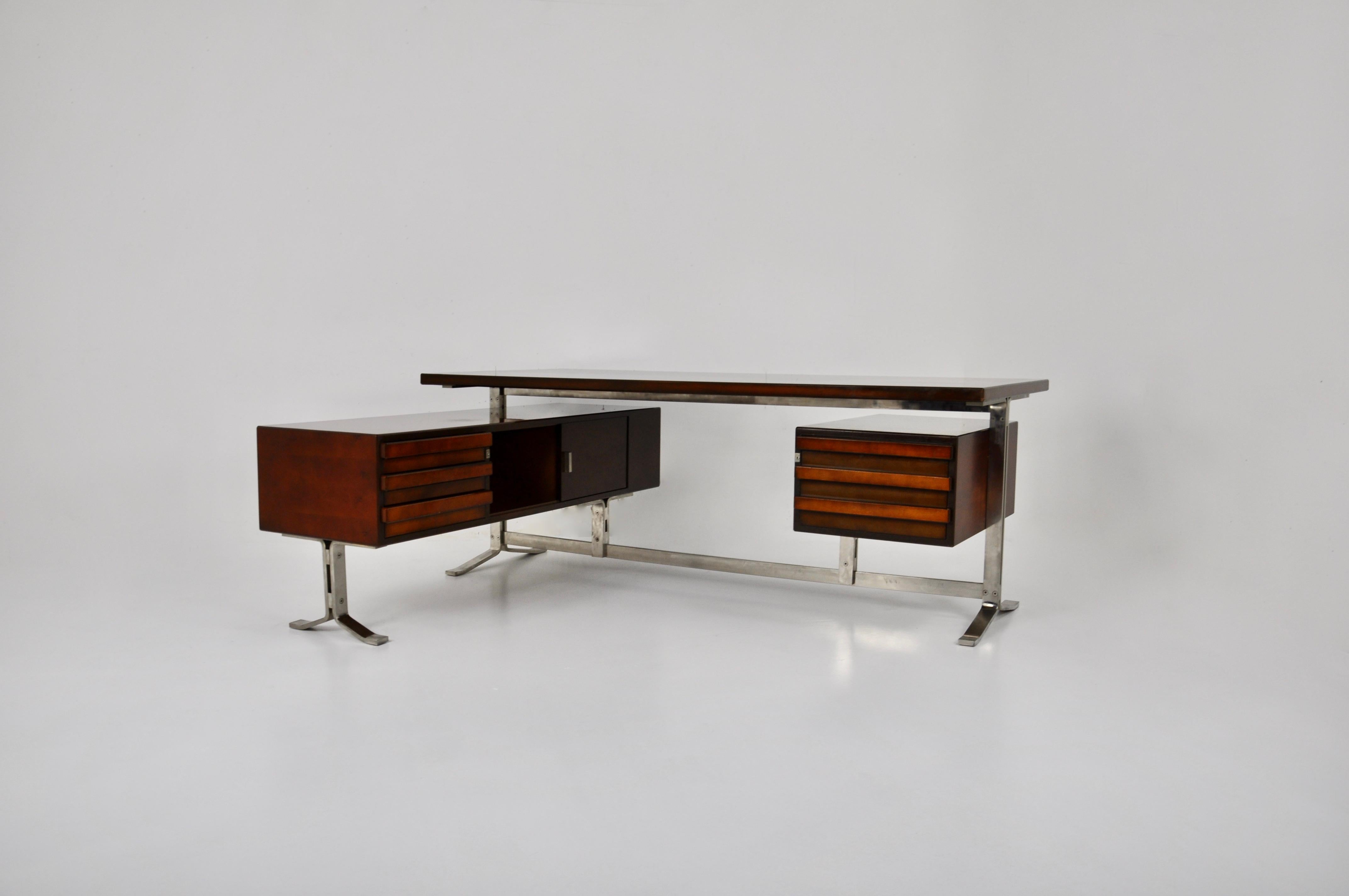 Mid-Century Modern Desk by Gianni Moscatelli for Formanova, 1960s