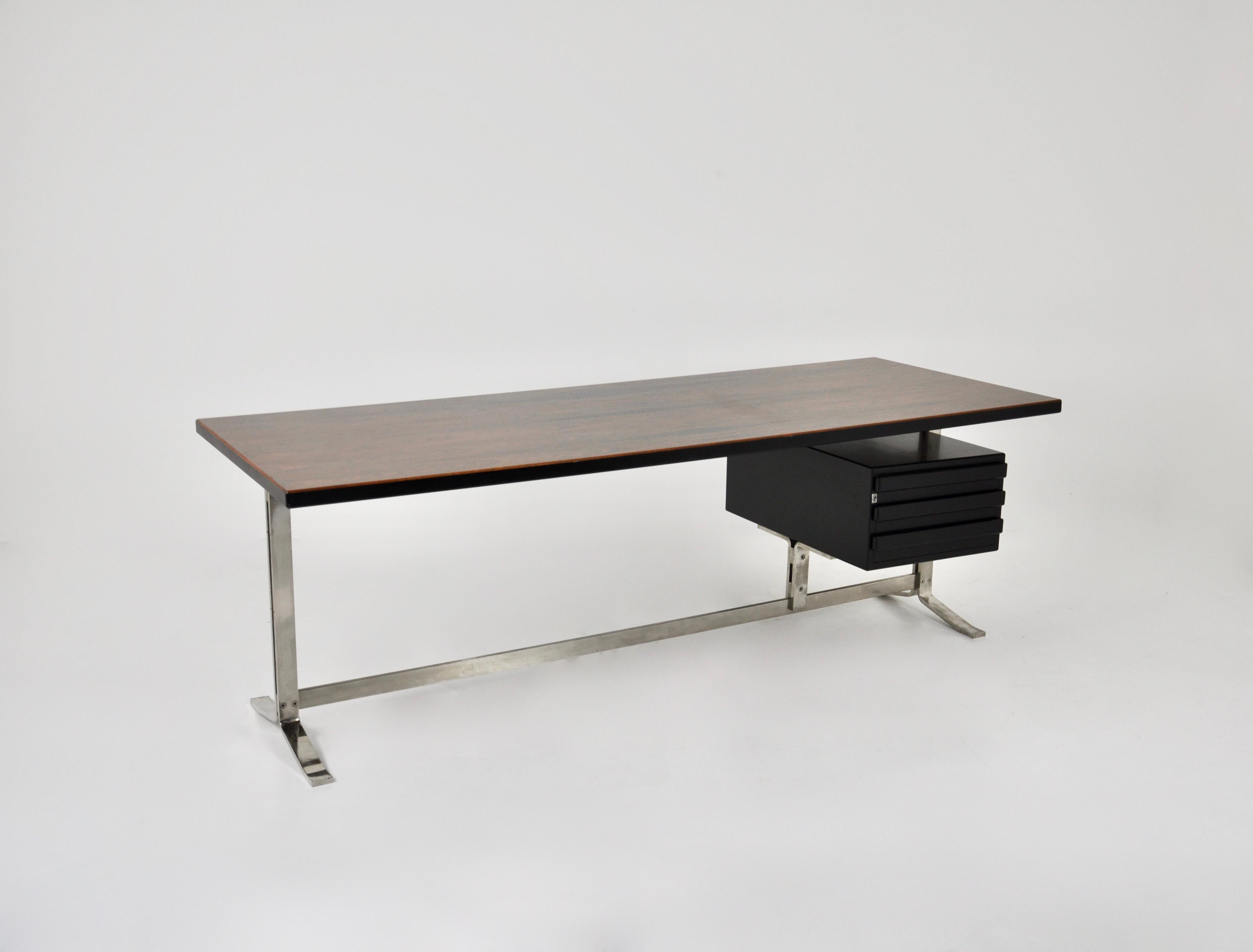 Mid-Century Modern Desk by Gianni Moscatelli for Formanova, 1960s