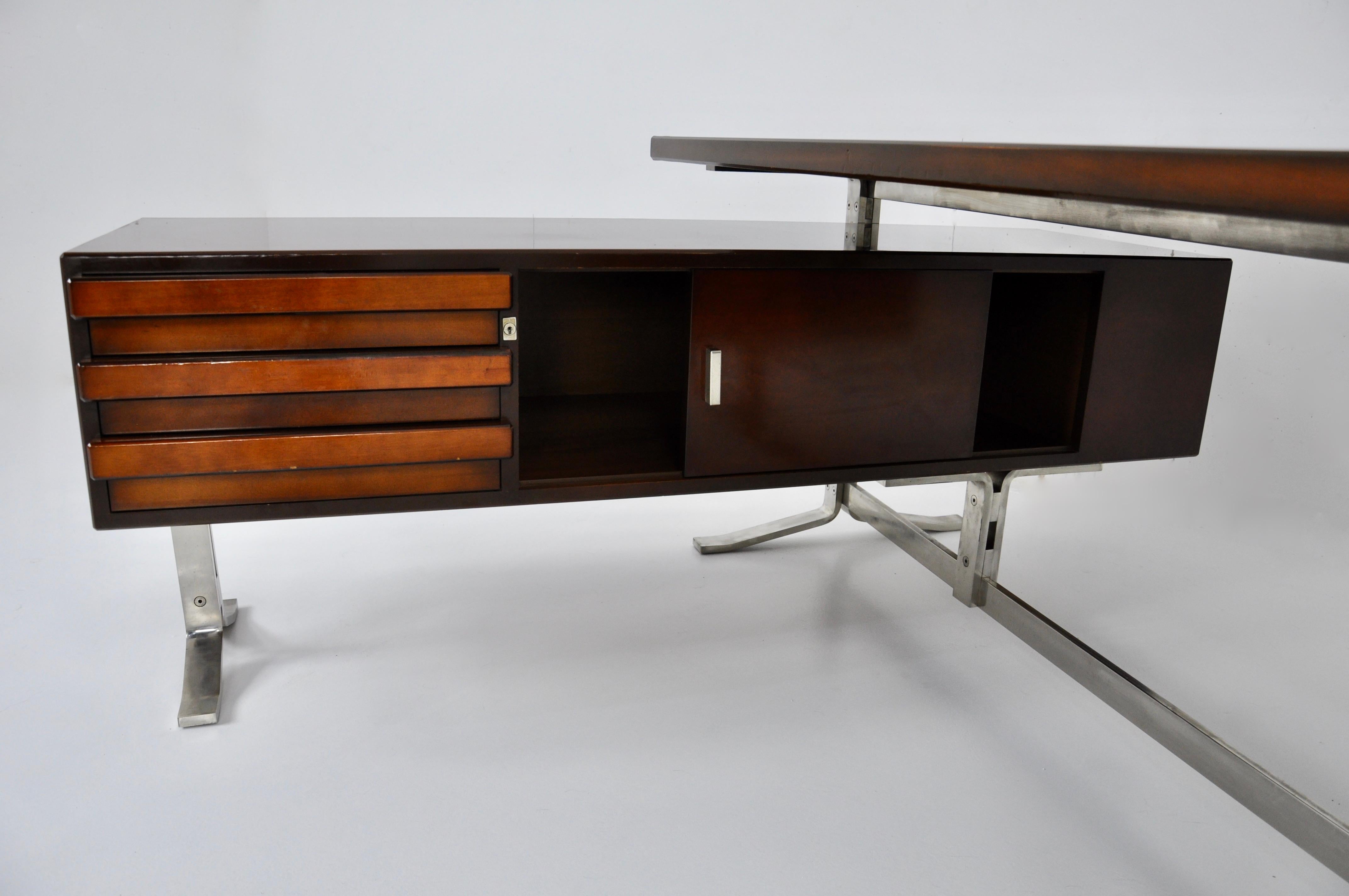 Mid-20th Century Desk by Gianni Moscatelli for Formanova, 1960s