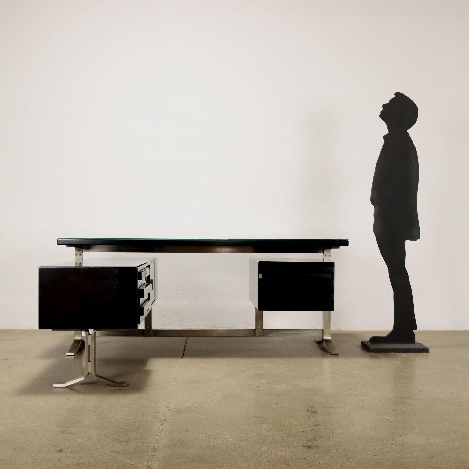 Bureau d'angle avec poste de travail 