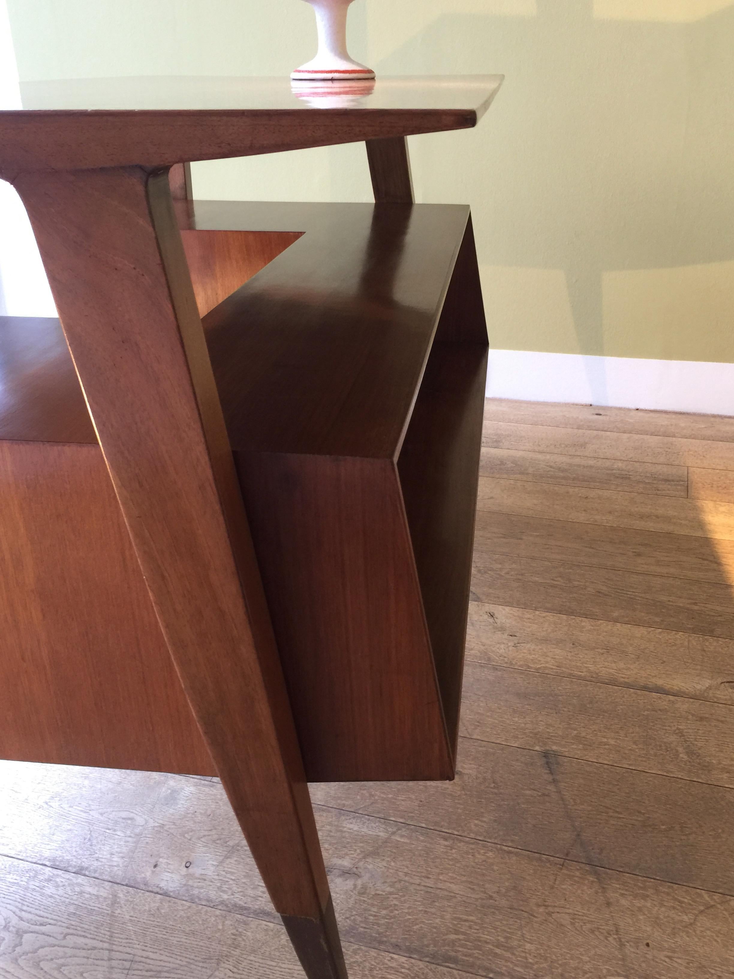 Noyer Bureau de la Banca Nazionale Del Lavoro par Gio Ponti, vers 1950 en vente