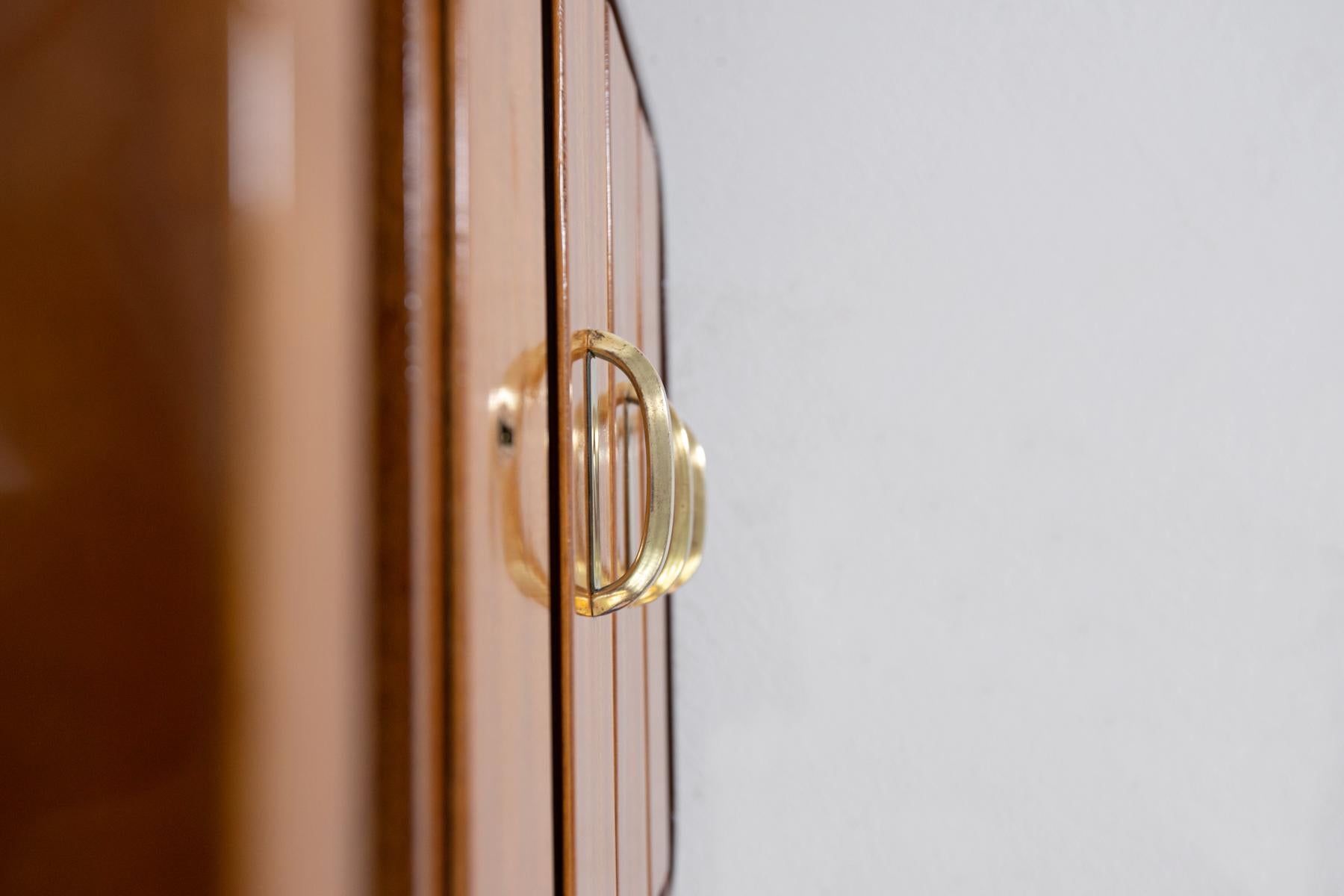 Desk by Giuseppe Pagano in Brass and Wood, 1940s 4