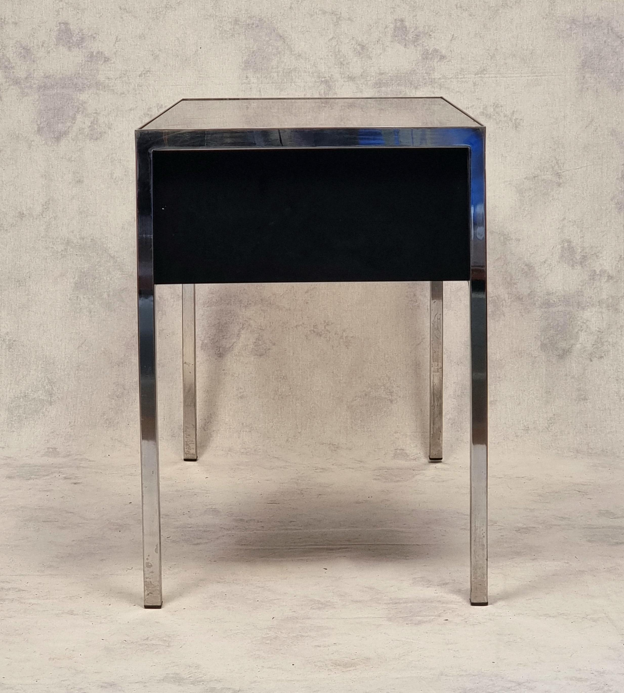 Desk By Guy Lefèvre - Metal & Wood - Ca 1970 For Sale 1