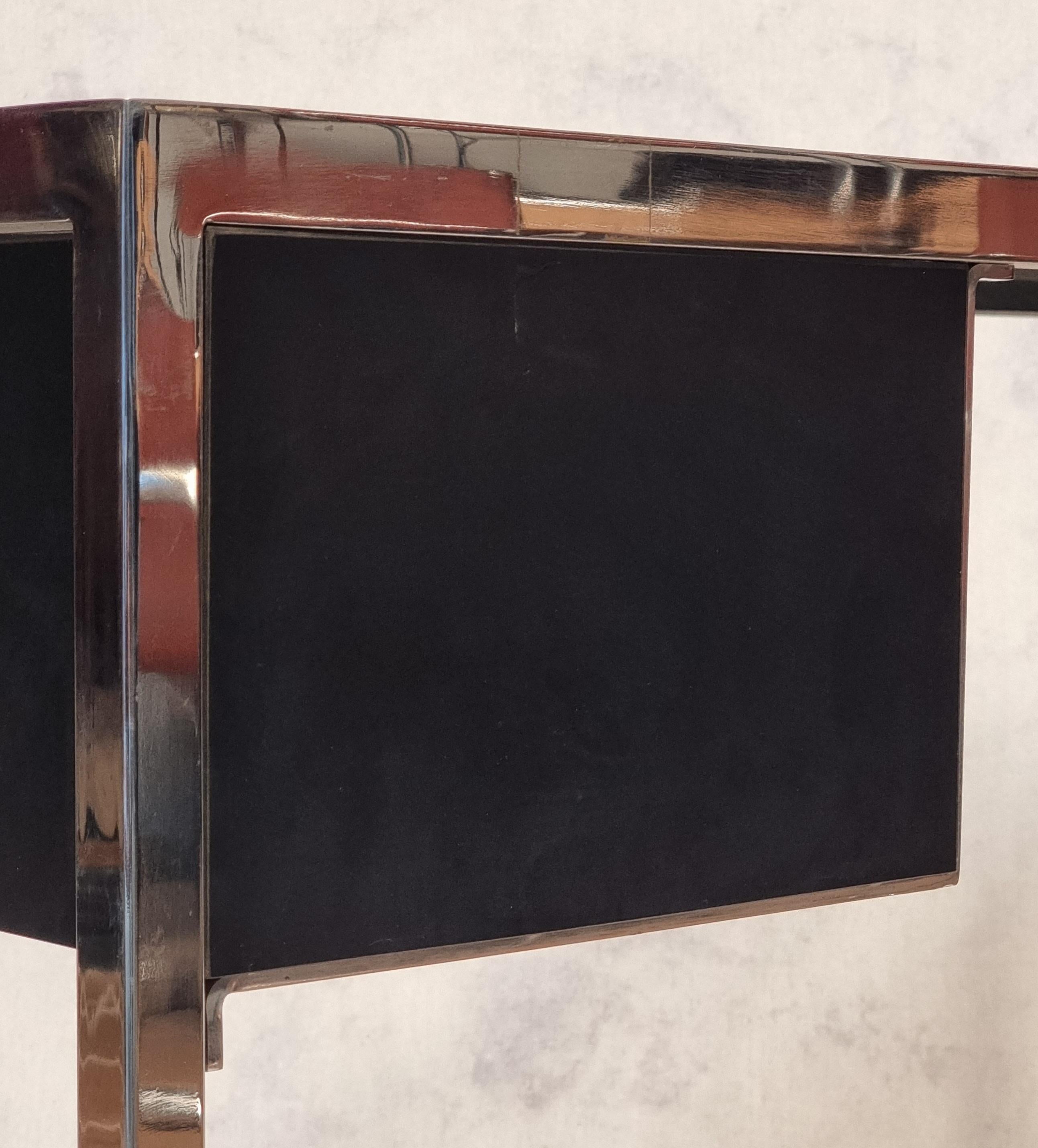 Desk By Guy Lefèvre - Metal & Wood - Ca 1970 For Sale 3