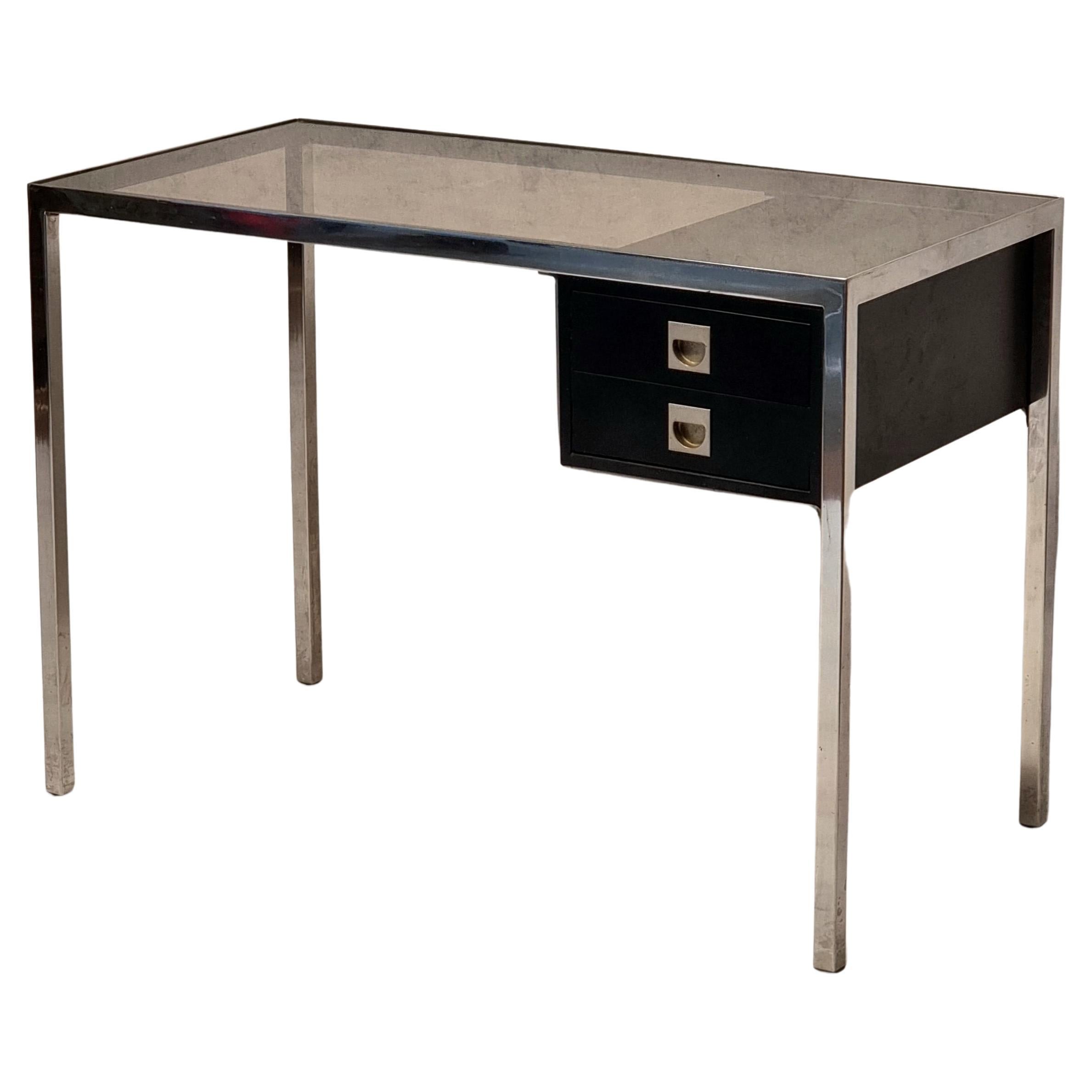 Desk By Guy Lefèvre - Metal & Wood - Ca 1970