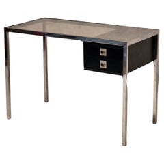 Used Desk By Guy Lefèvre - Metal & Wood - Ca 1970